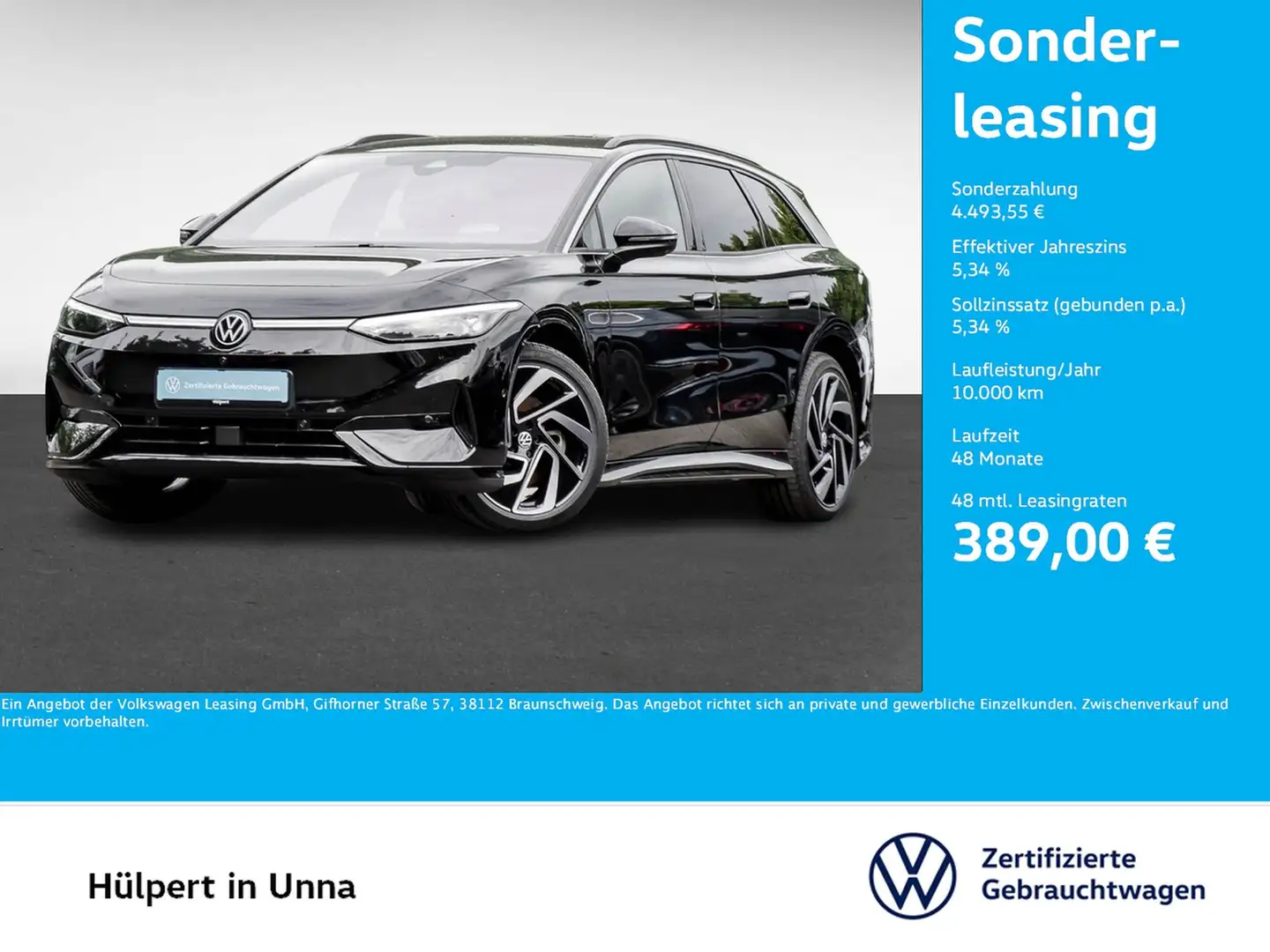Volkswagen ID.7 Tourer PRO AHK NaviMAX eSITZE HARMAN-KARDON Noir - 1