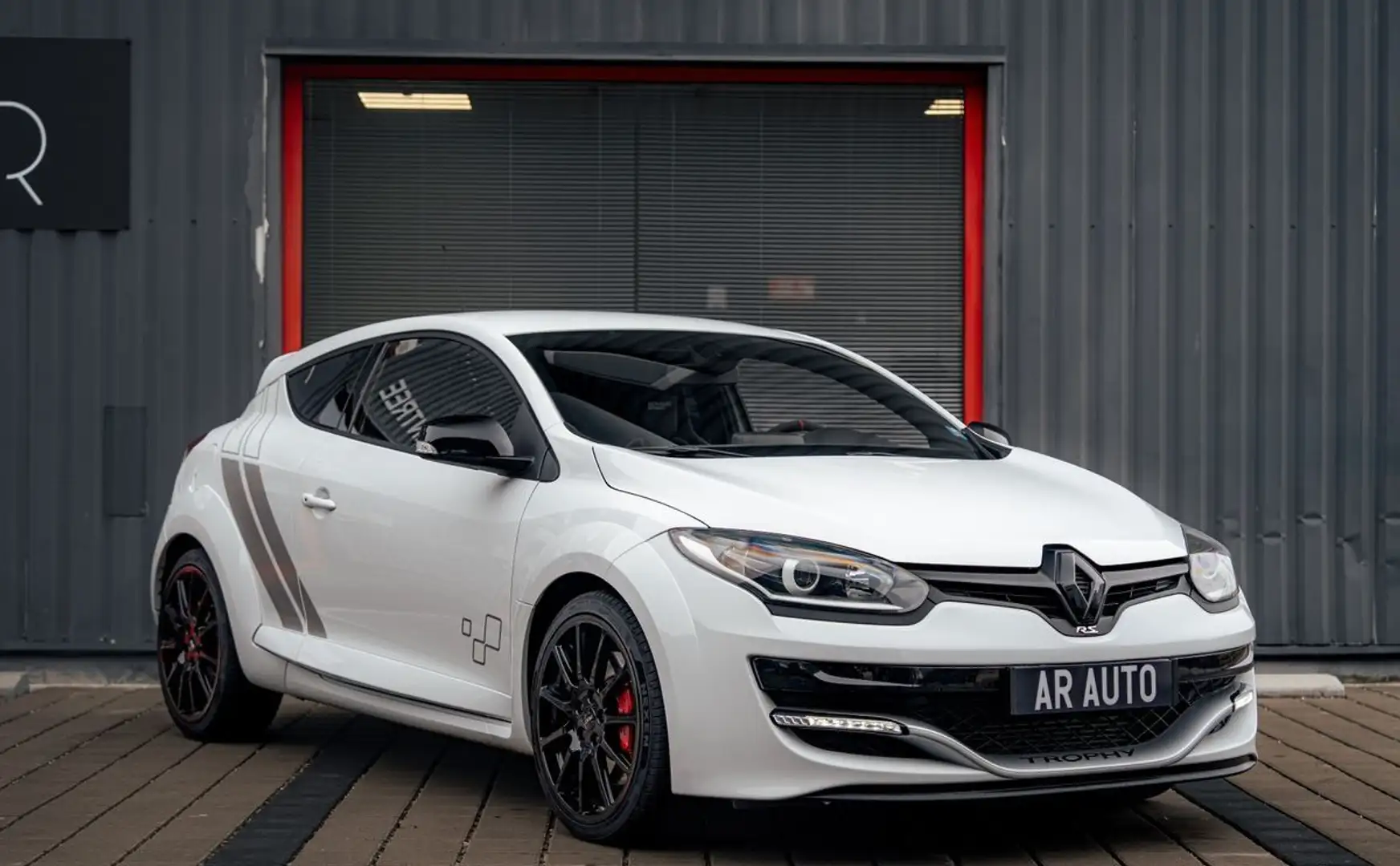 Renault Megane Mégane 3 RS PH3 Trophy 2.0 275 CH N°1199 Ohlins Akrapovic Chassis Cup Monitor Recaro Caméra Weiß - 1