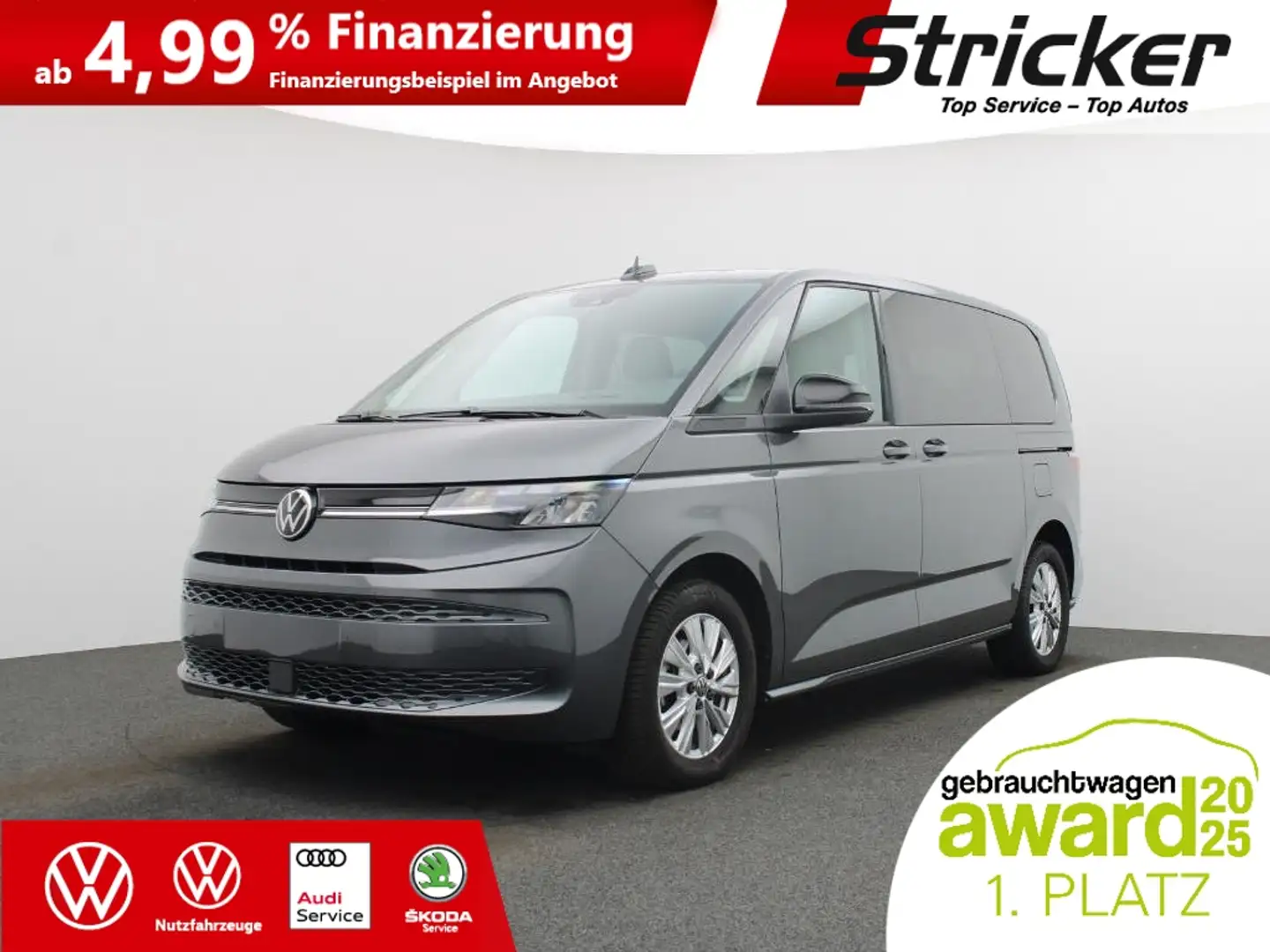 Volkswagen T7 Multivan Life 2.0TDI DSG 442,-ohne Anzahlung Navi vis-a-vi Grau - 2