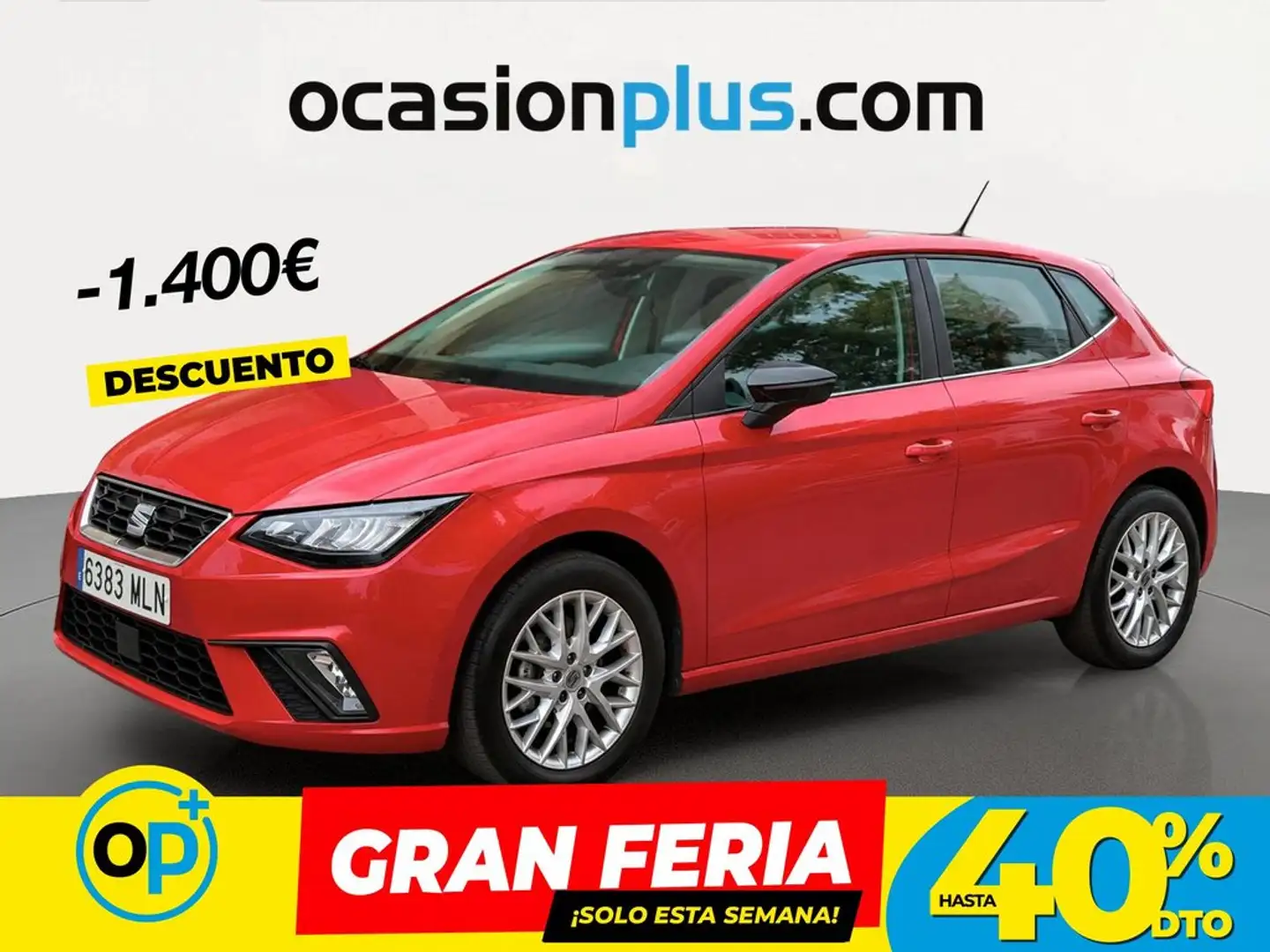 SEAT Ibiza 1.0 TSI S&S FR XS 110 Rojo - 1