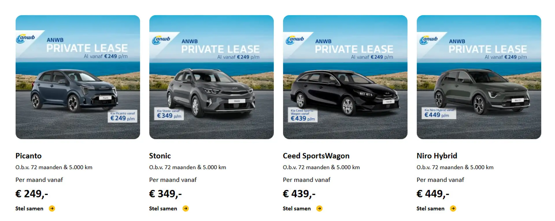 Kia Picanto 1.0 DPI DynamicLine * ANWB ACTIE  ANWB PRIVATE LE Blanco - 2