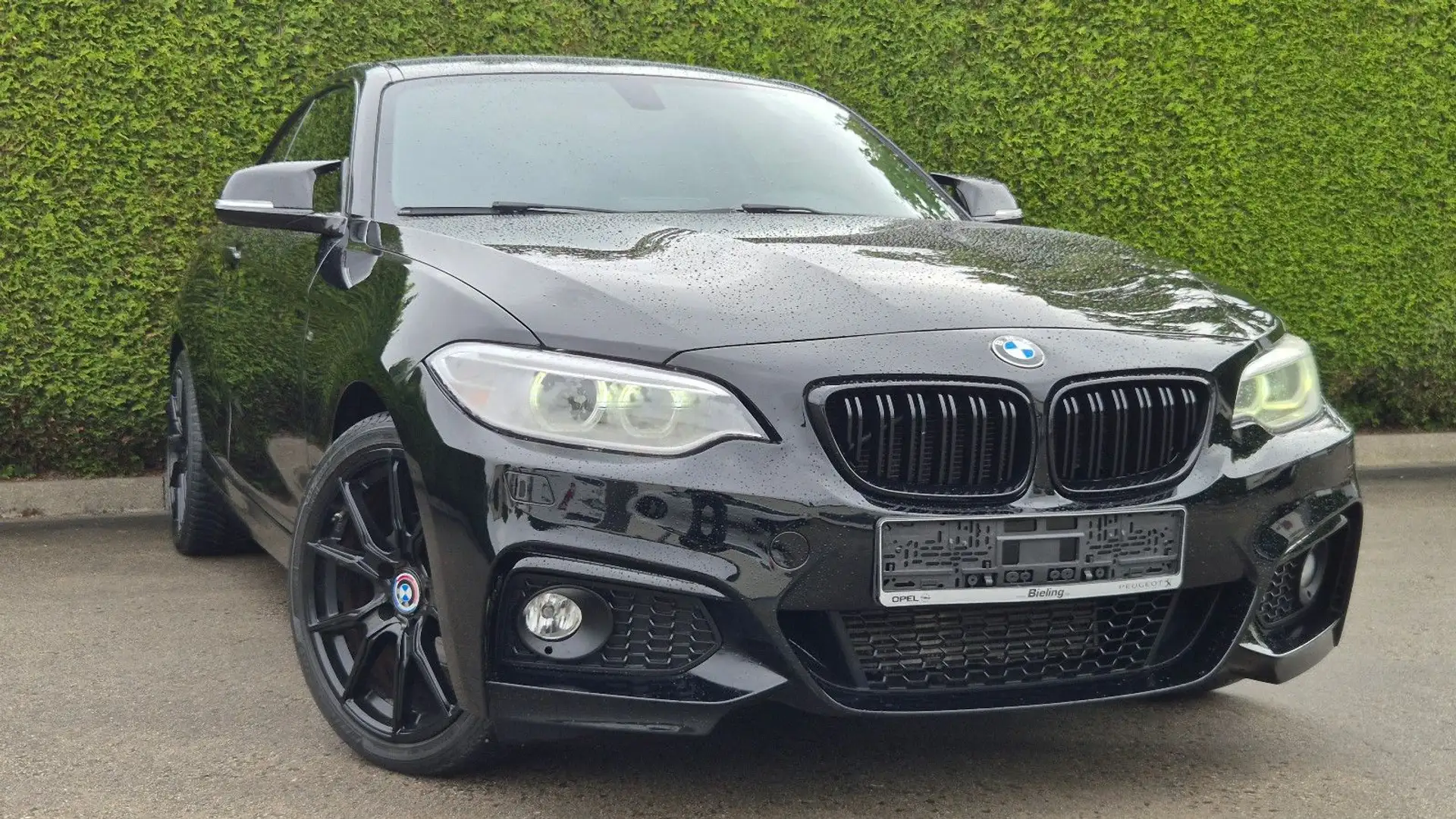 BMW 218 d Coupé Aut. M Sport/XENON/NAVI/LEDER/18 ZOLL Black - 1