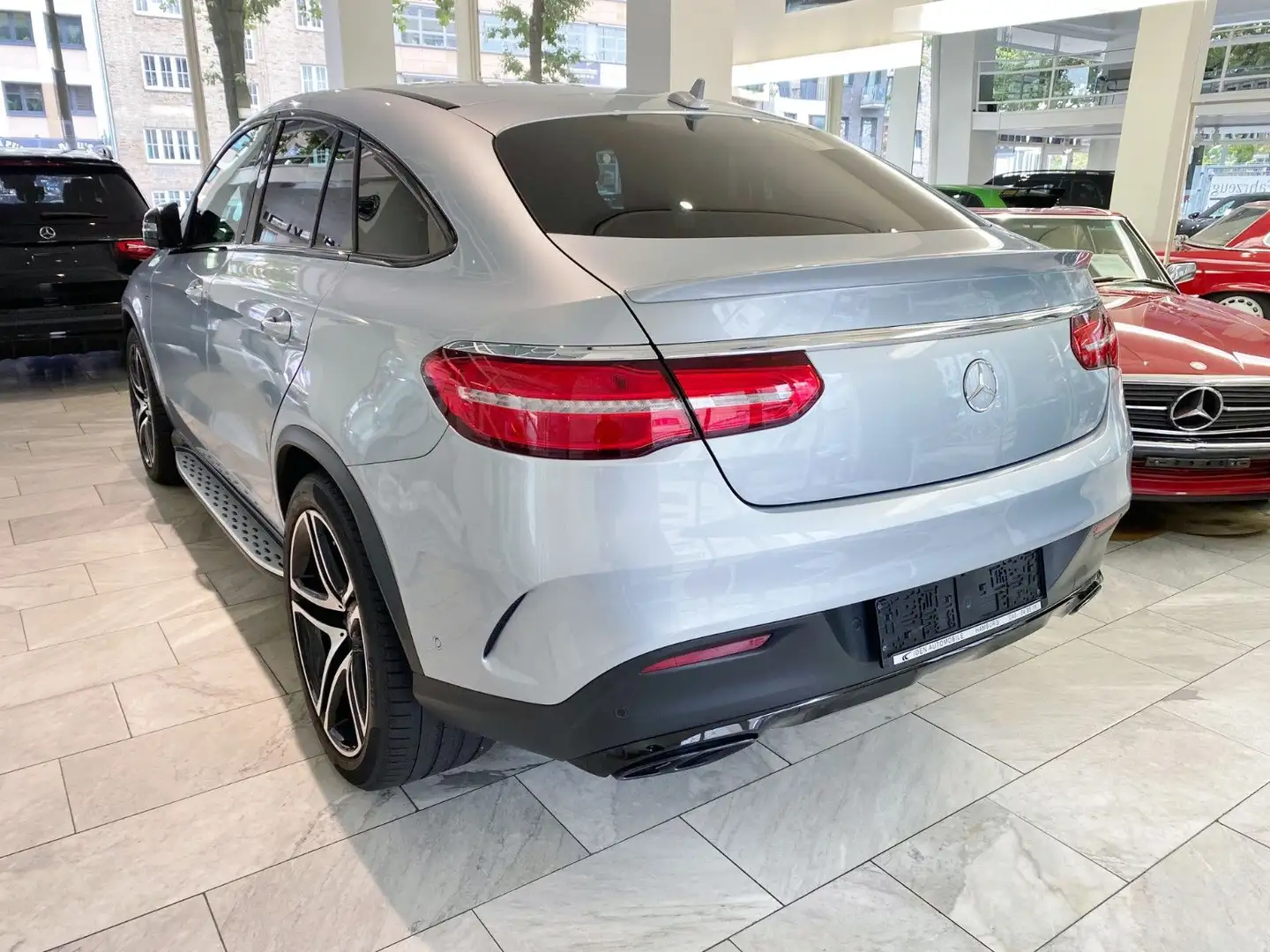 Mercedes-Benz GLE 450 GLE450 AMG Coupé 4M Pano/LED/Luft/Spur/22/RFK/H+ Argento - 2