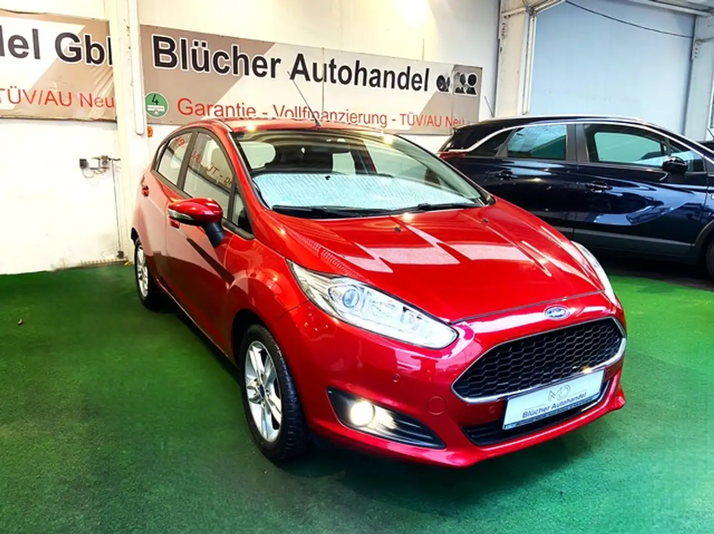 Ford Fiesta Automatik 5 Türen Bluetooth Sitzheizung PDC LED Rood - 2
