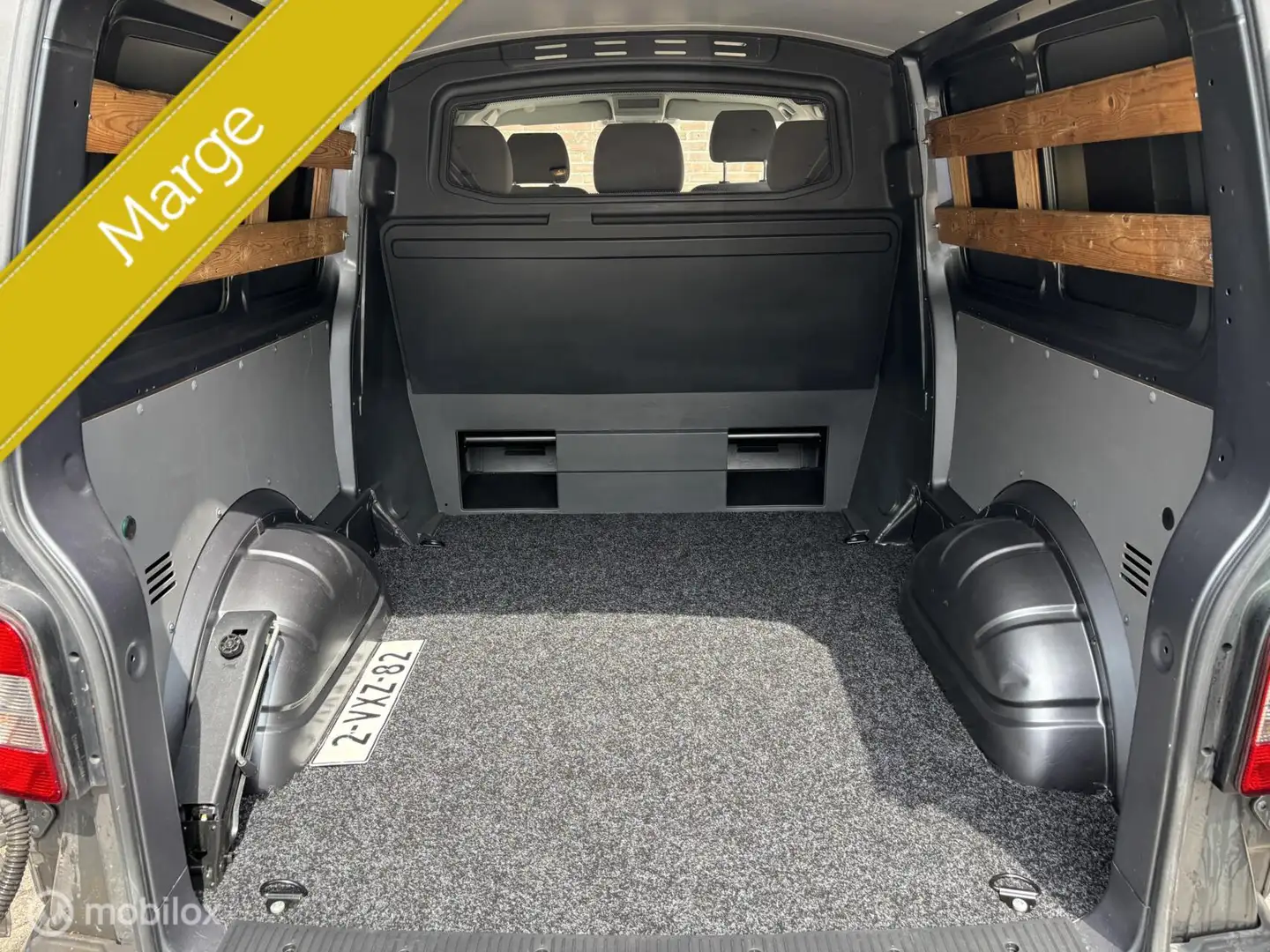 Volkswagen T5 Transporter 2.0 TDI 140pk Automaat-7 Dubbel cabine Lang Marge/ Szary - 2