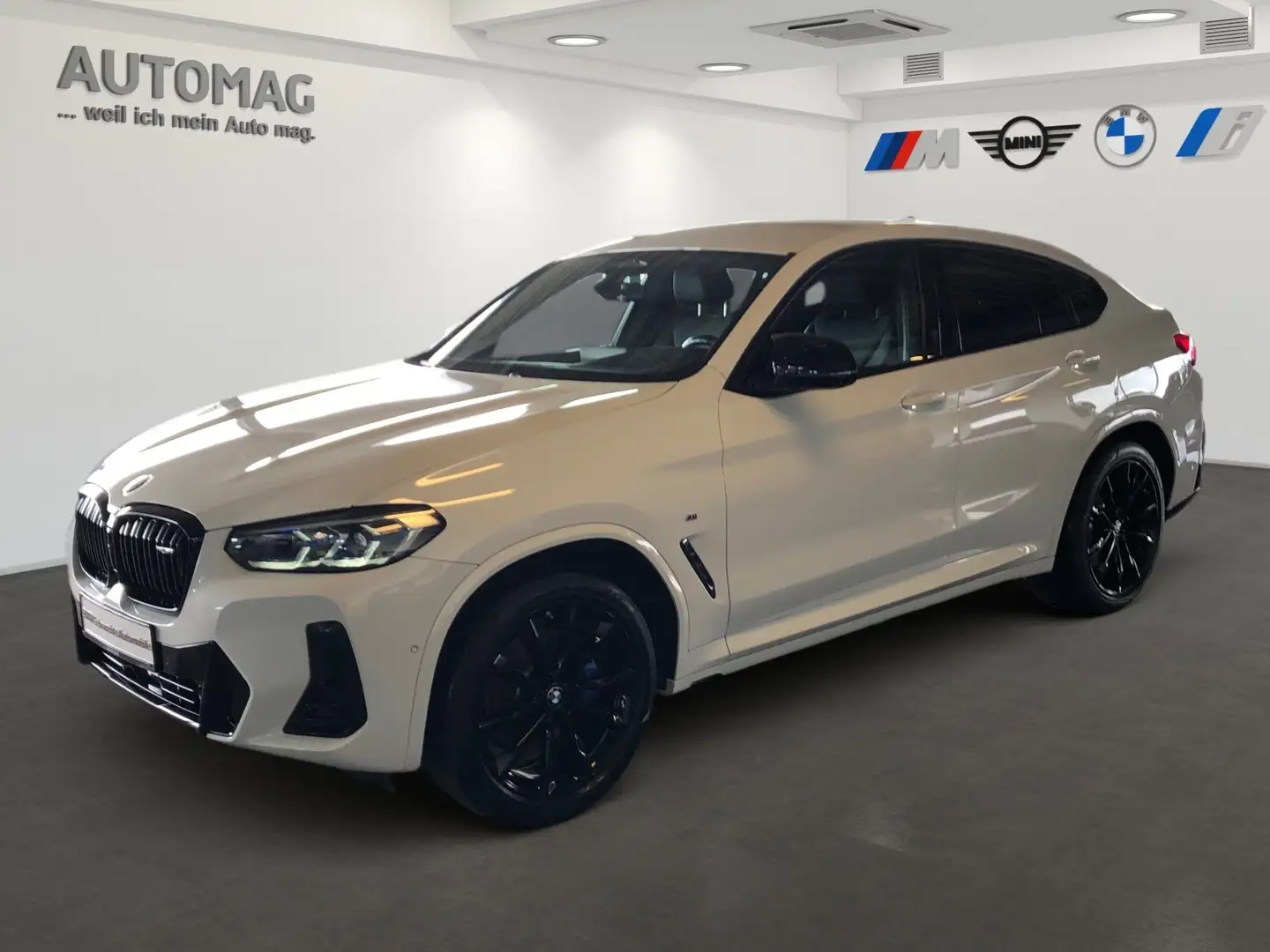 BMW X4 M 40d Laser*HeadUp*AHK*Drive Assist Prof*ad.M-Fahrwe White - 1