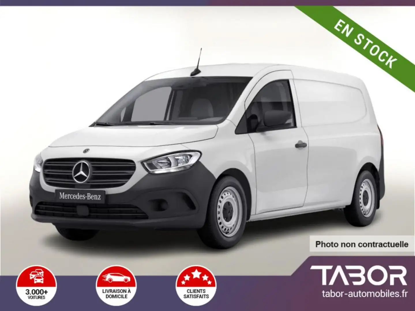 Mercedes-Benz Citan 110 CDI L2 clim MBUX cam Blanc - 1