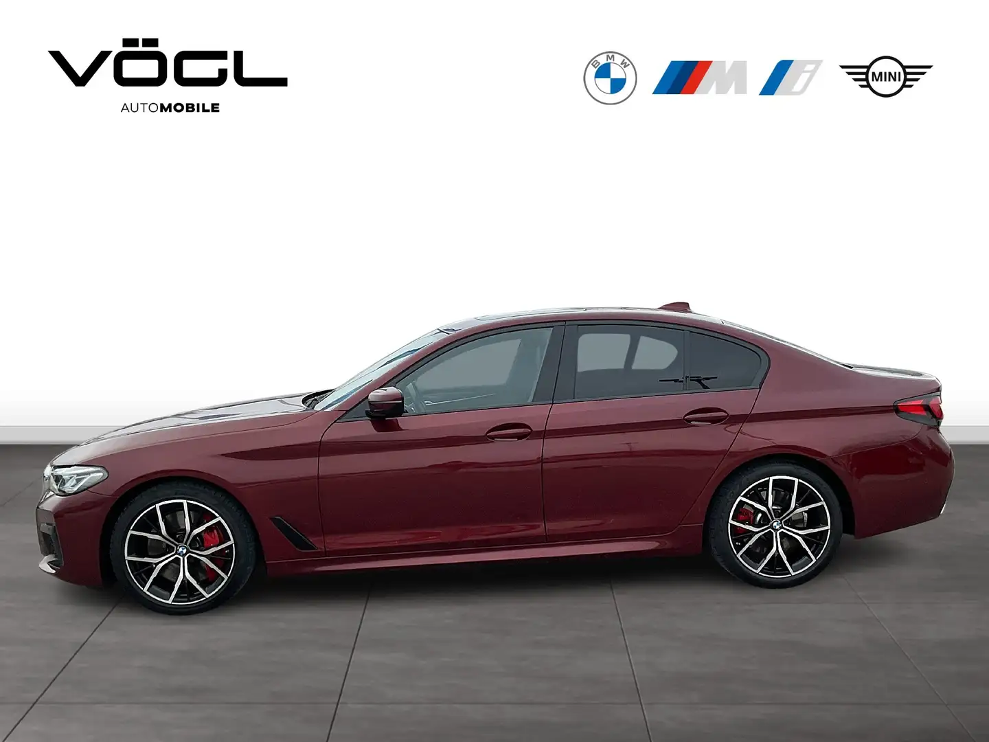 BMW 530 d Limousine M Sportpaket Laserlicht Glasdach AHK Rosso - 2