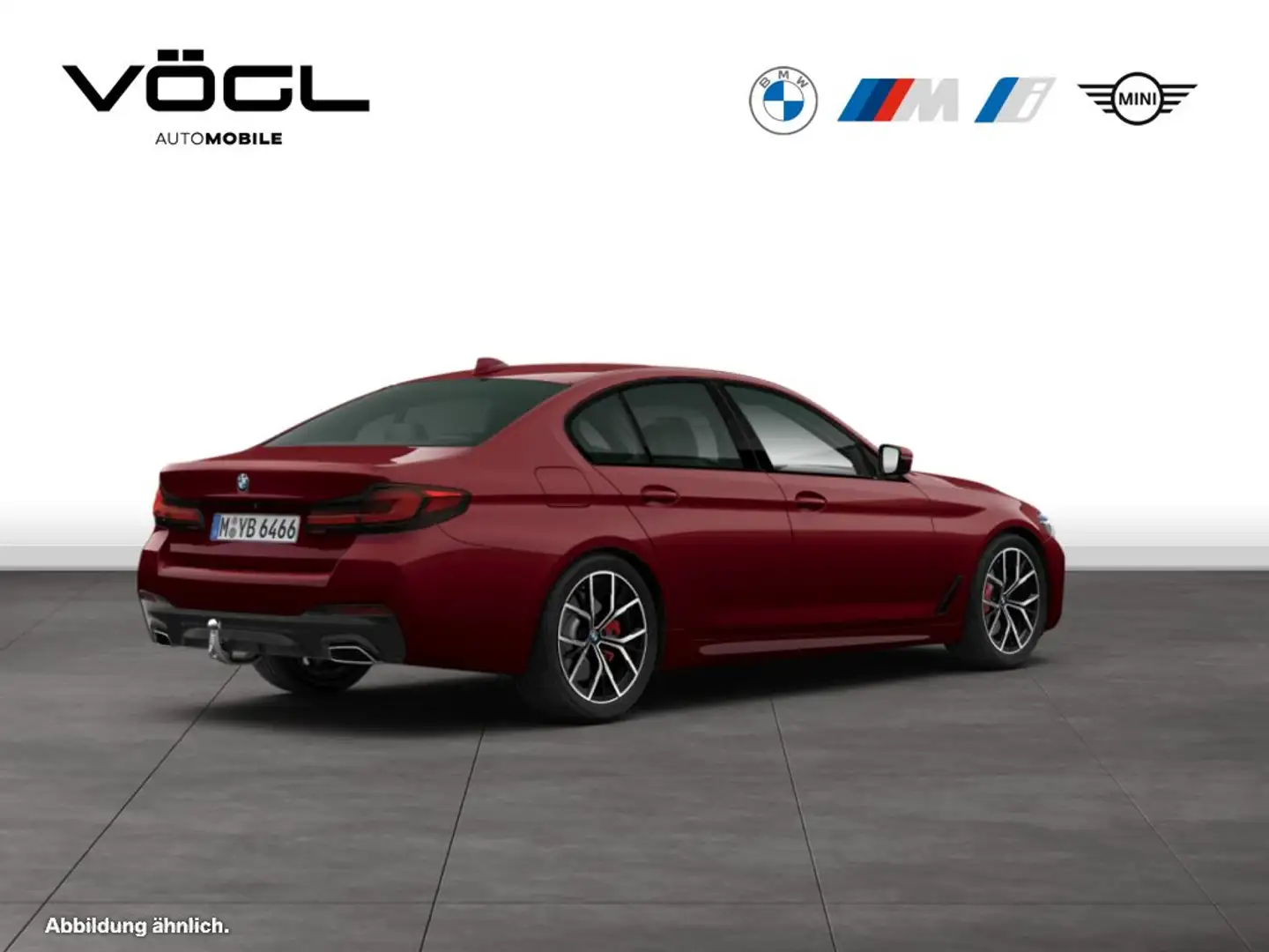 BMW 530 d Limousine M Sportpaket Laserlicht Glasdach AHK Rouge - 2