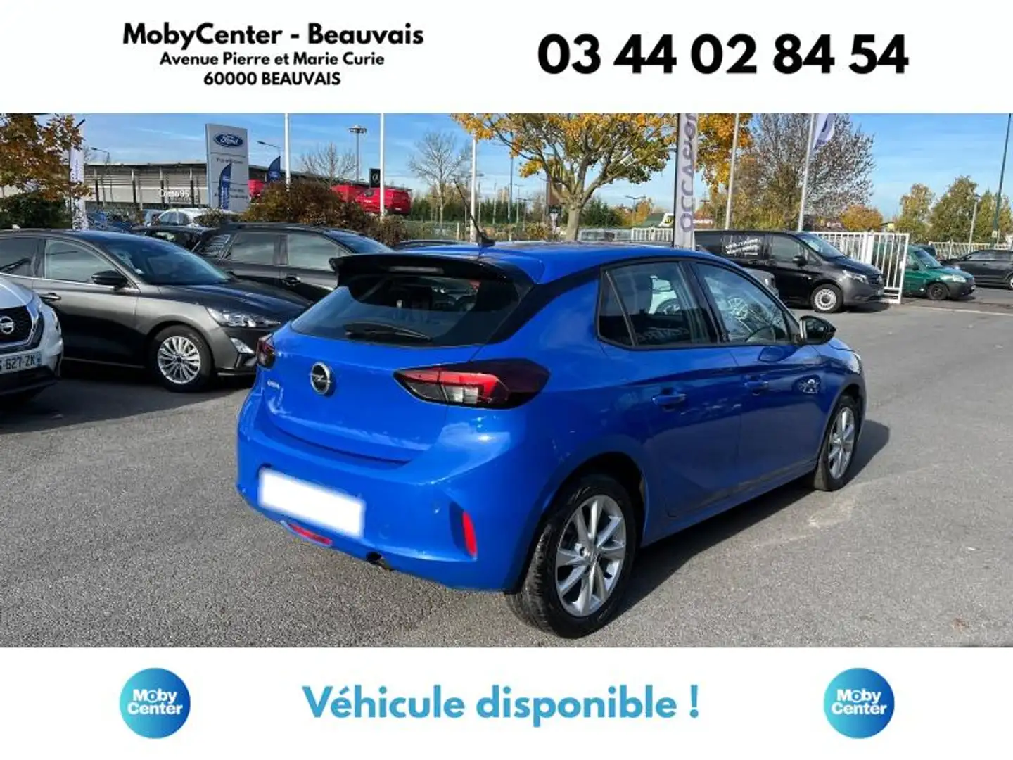 Opel Corsa 1.2 Turbo 100ch Elegance Business BVA Bleu - 2