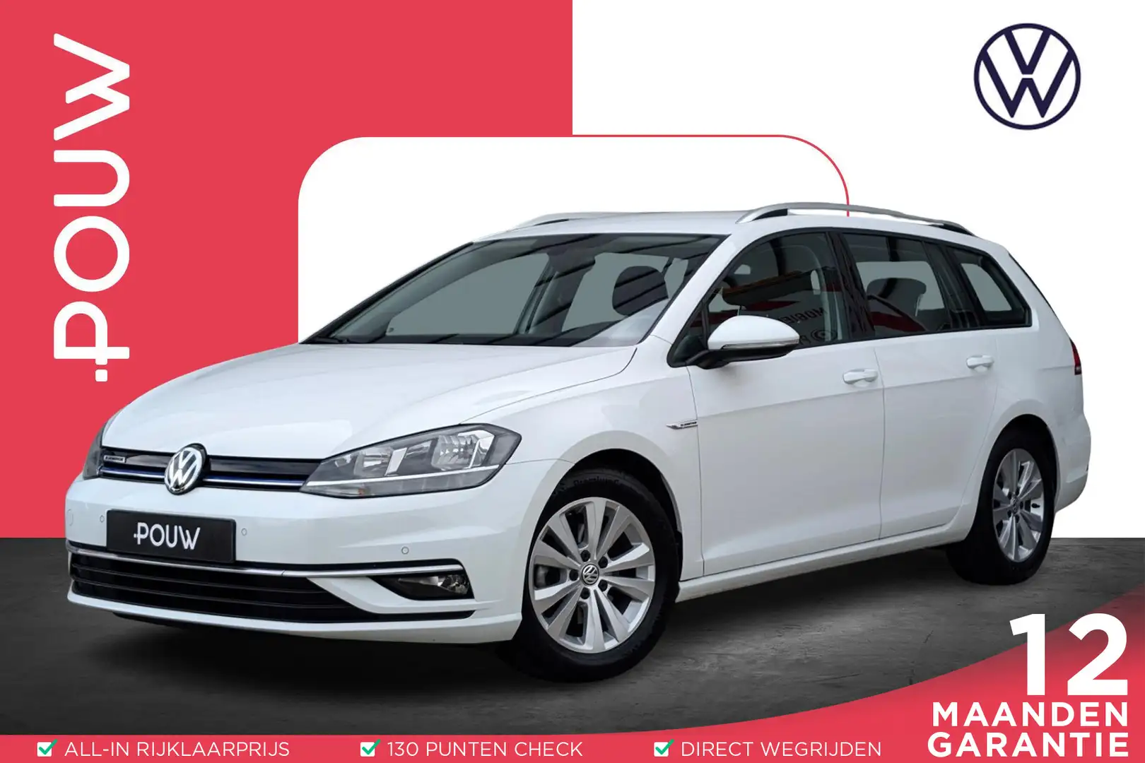 Volkswagen Golf Variant 1.5 TSI 130pk Comfortline Business | Navigatie | A Wit - 1
