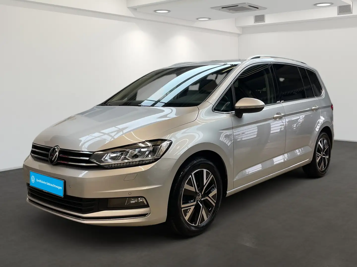 Volkswagen Touran 2.0 TDI Highline *LED*SITZH*KAMERA* Zilver - 2
