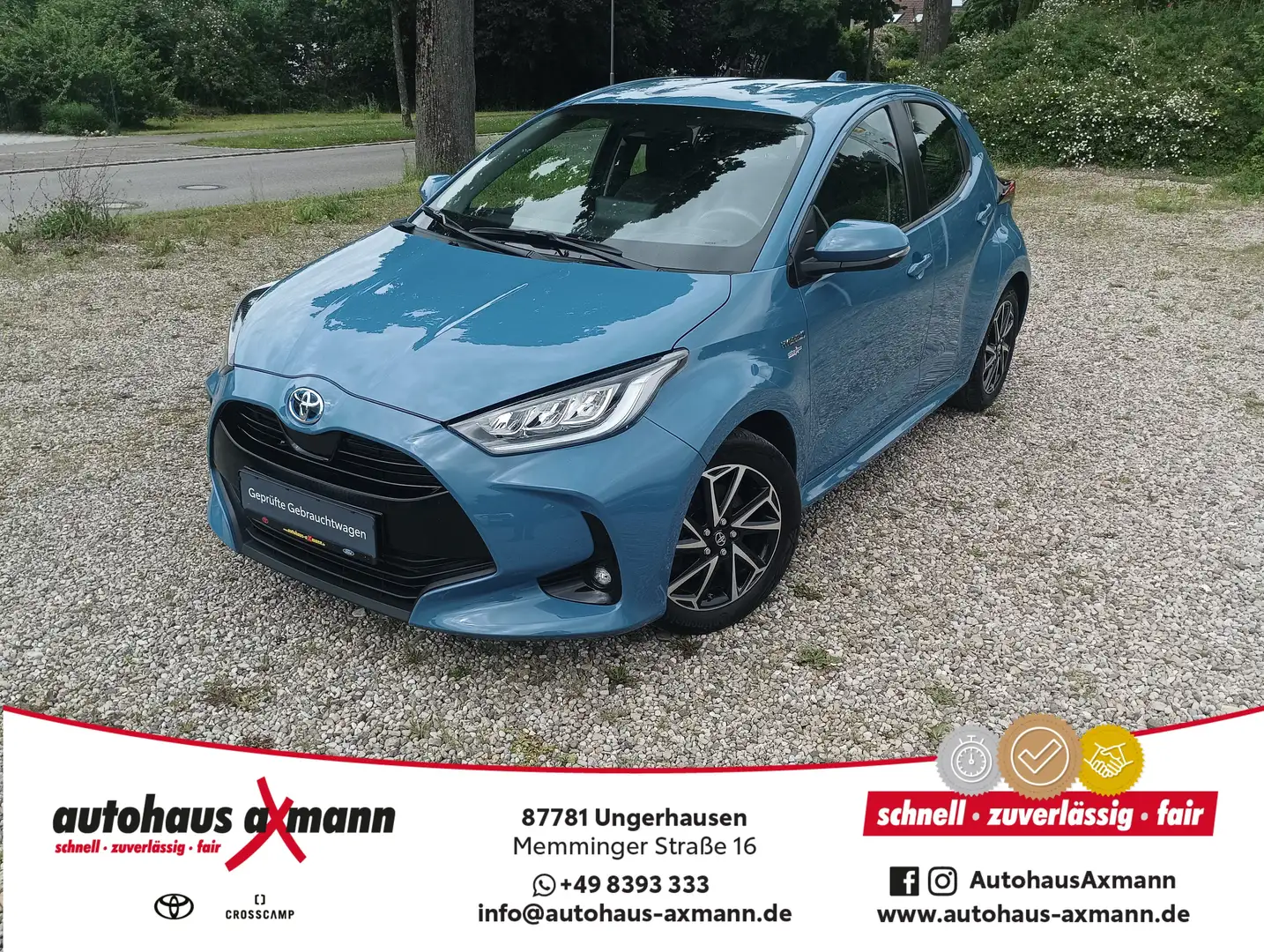 Toyota Yaris Hybrid 1.5 VVT-i Club *Kamera*Klima* Blauw - 1