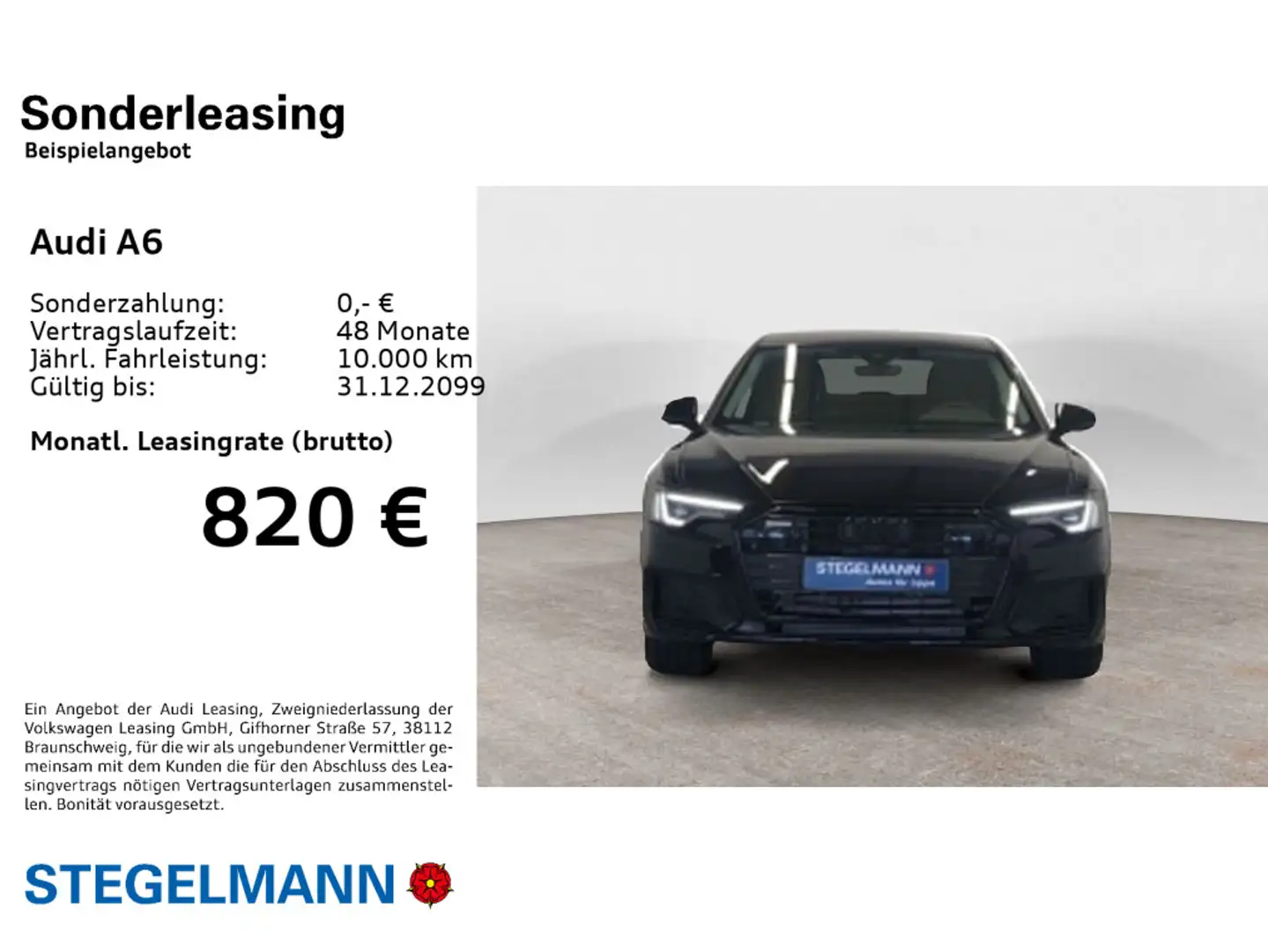 Audi A6 55 TFSI e qu.S tronic S LINE AHK*Pano*B&O Schwarz - 2