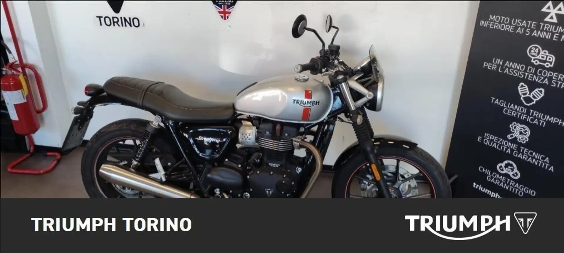Triumph Street Twin Grigio - 2