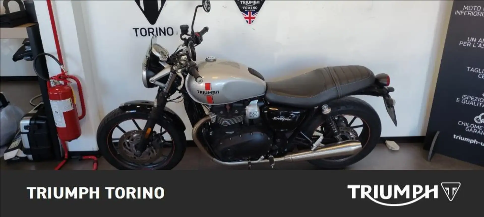 Triumph Street Twin Gris - 1
