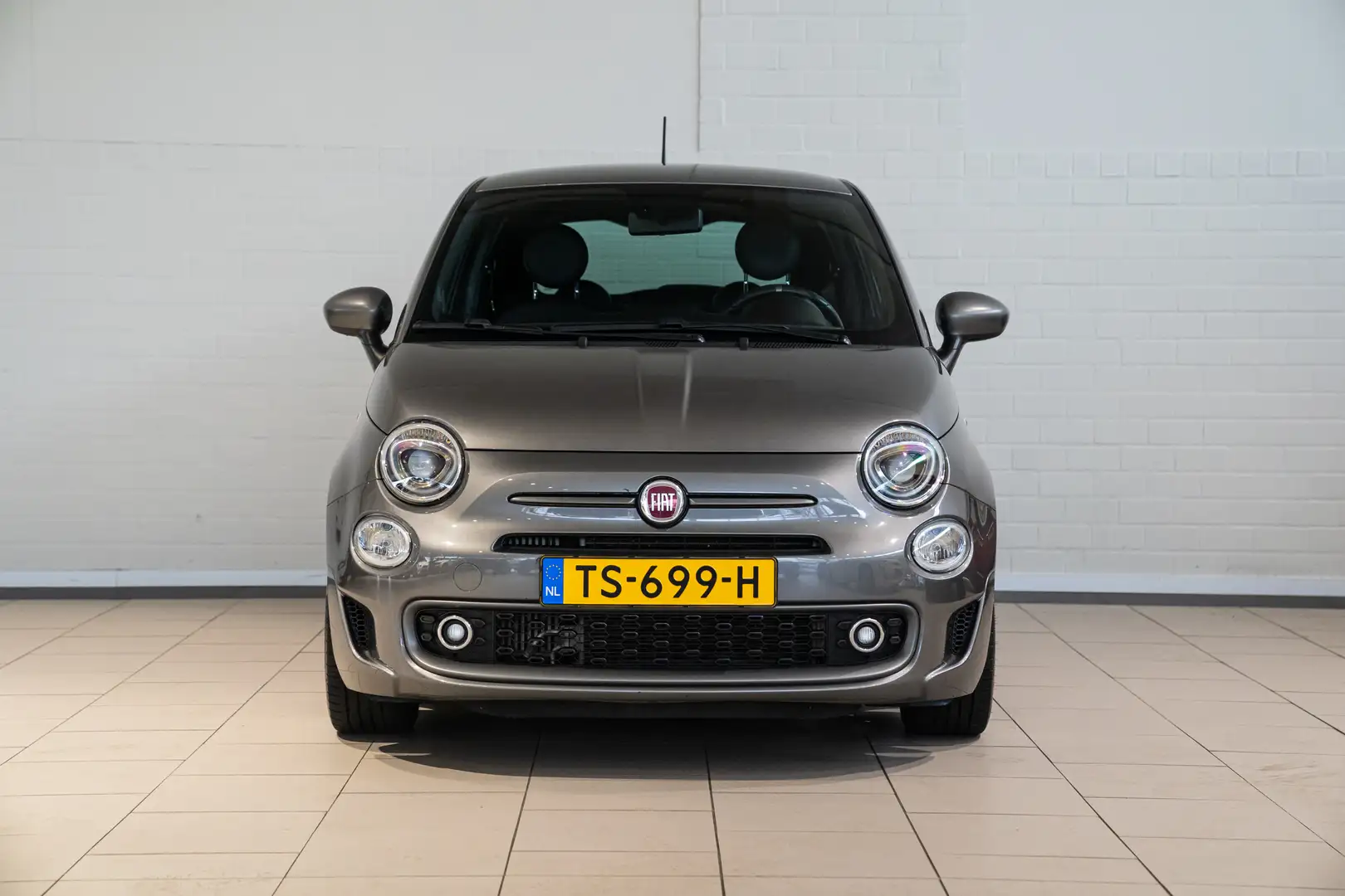 Fiat 500 0.9 TwinAir Turbo Sport | Navigatie | Parkeersenso Grijs - 2