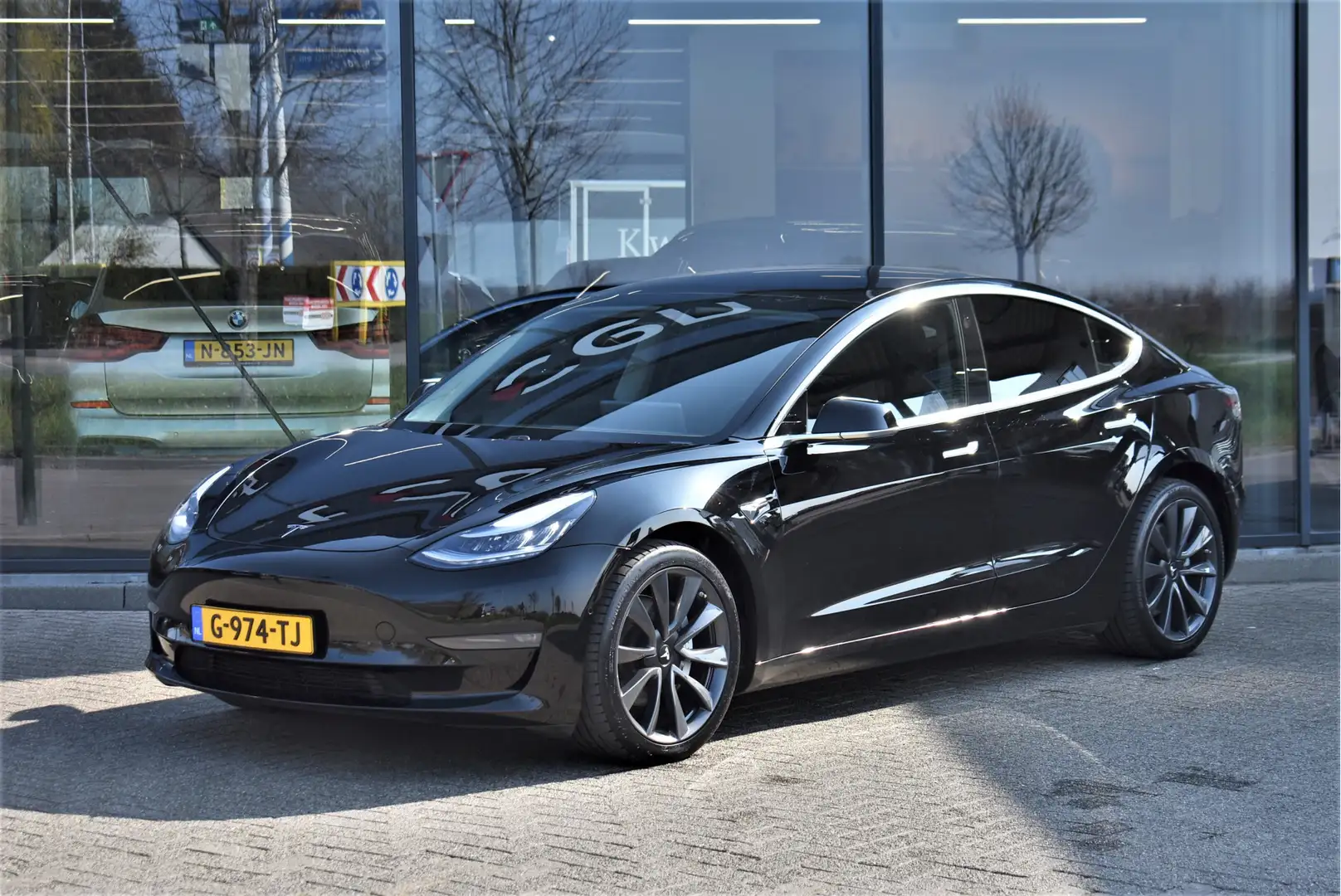 Tesla Model 3 *EX-BTW* Long Range AWD, Panoramadak, 19" Performa Nero - 1