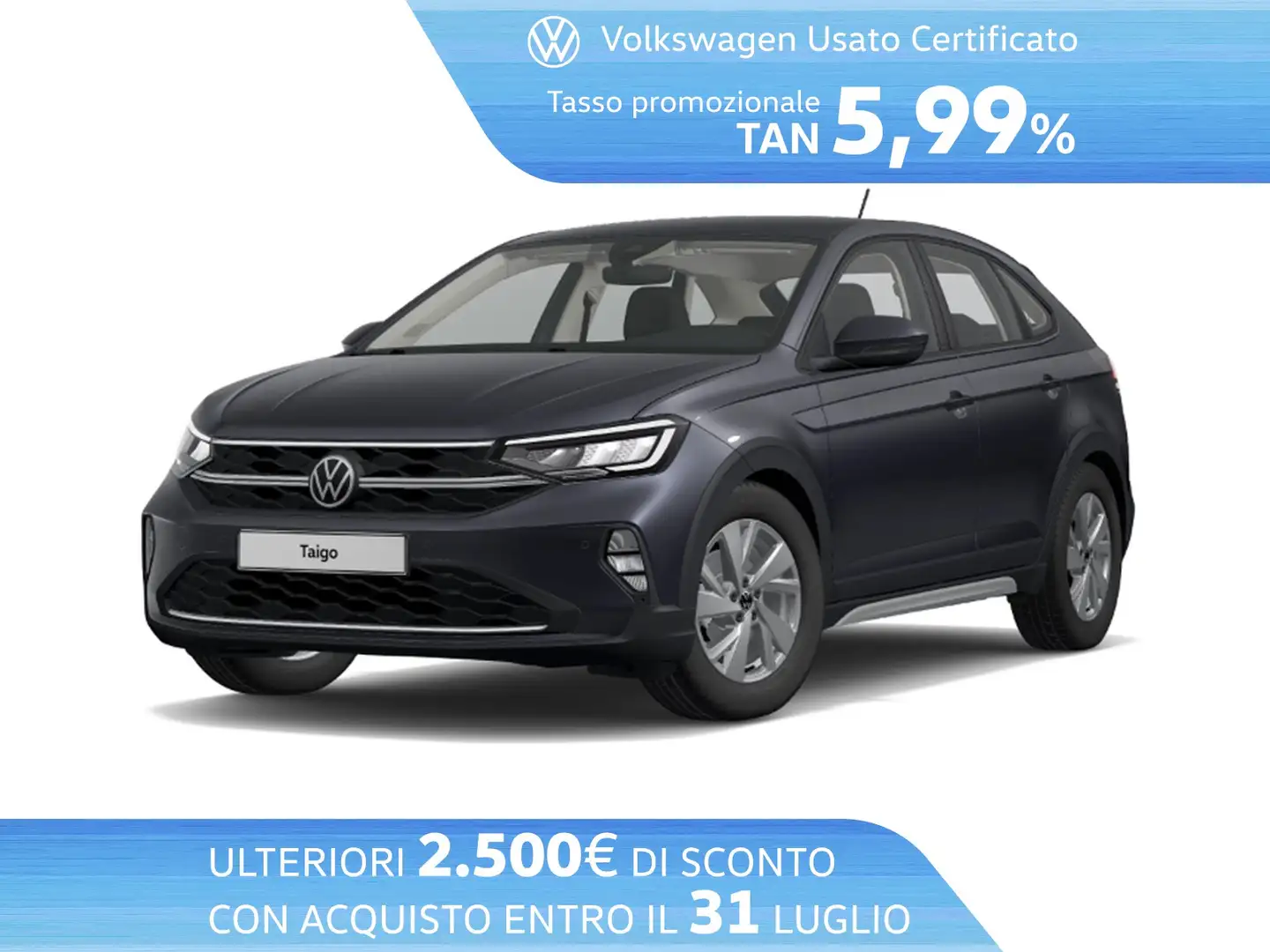 Volkswagen Taigo 1.0 tsi life 110cv Grijs - 1