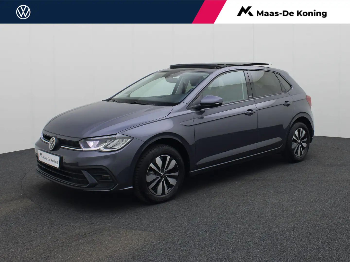 Volkswagen Polo 1.0TSI/95PK Move · Panoramadak · Stoelverwarming · Gris - 1