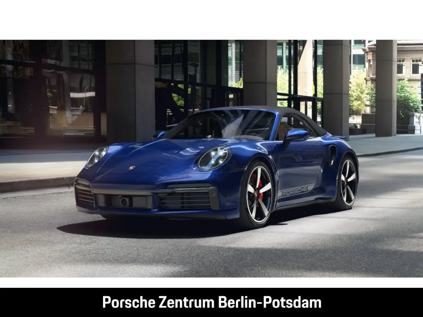 Porsche 992 911 Turbo Cabriolet Liftsystem Vorderachse Blau - 1