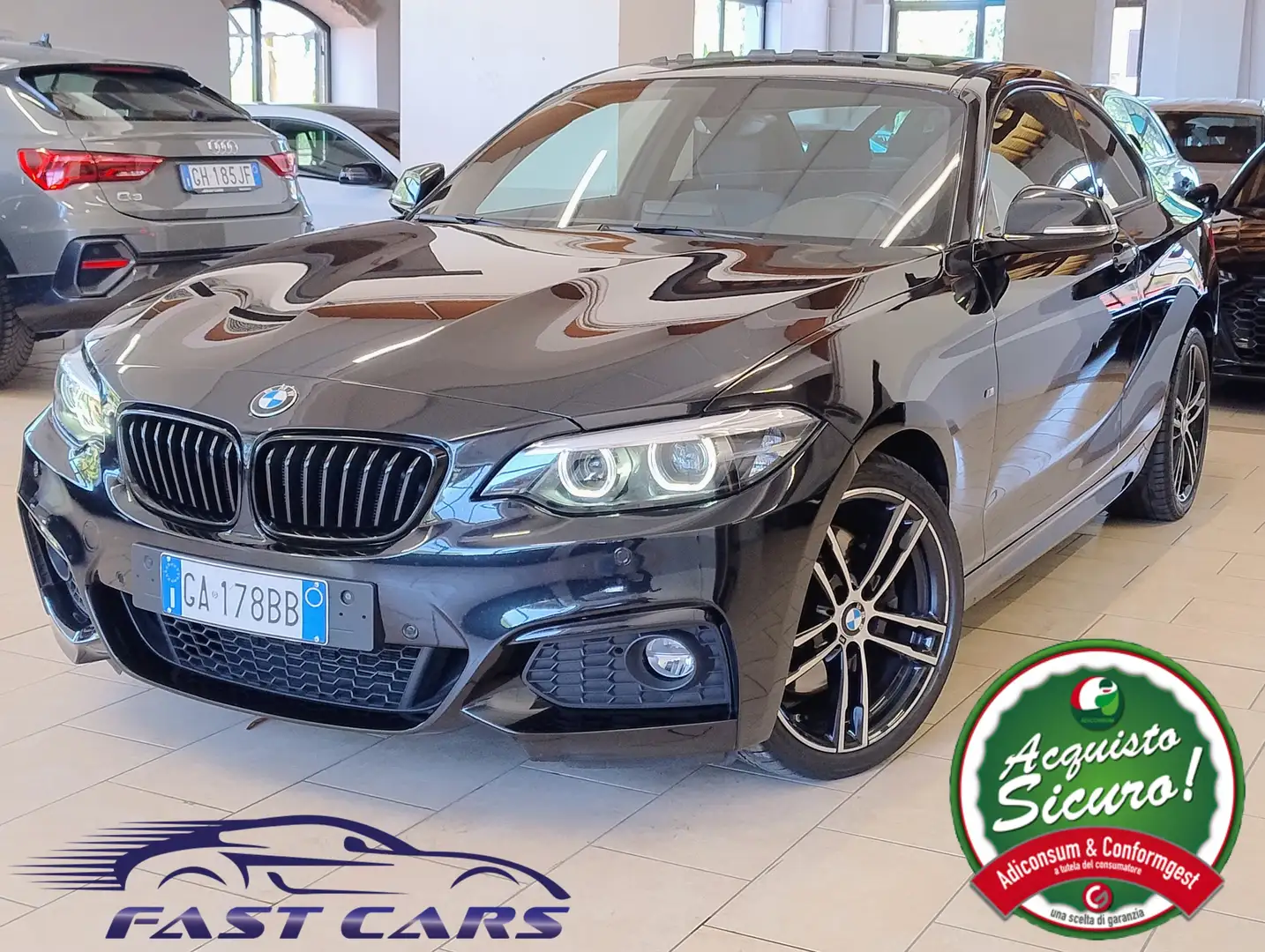 BMW 230 230i Coupe Msport auto my18 TETTO LED PADDLE Black - 1