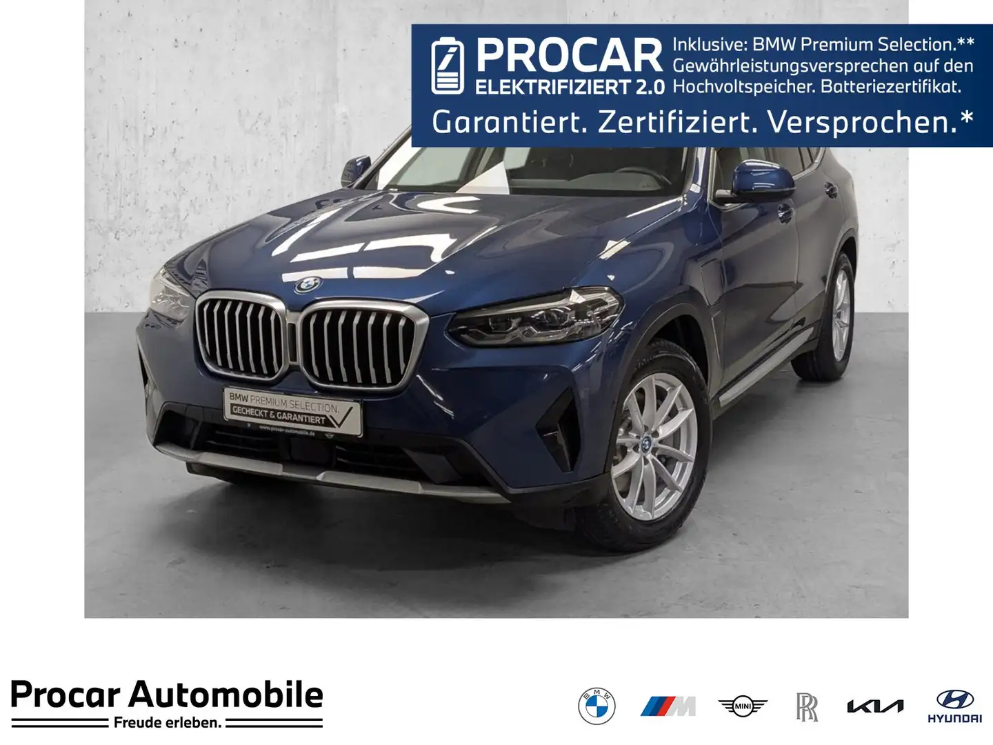 BMW X3 xDrive30e ACC DA PA Shz DAB LED WLAN Blau - 1