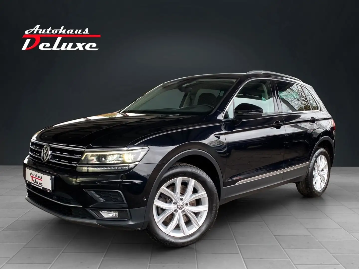 Volkswagen Tiguan 2,0 TDI 4M HIGHLINE NAVI-KAMERA-PANORAMA Noir - 1