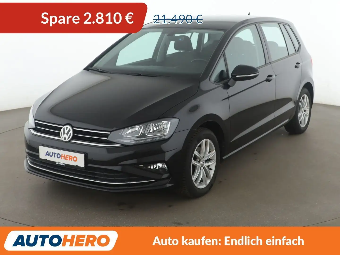 Volkswagen Golf Sportsvan 2.0 TDI Comfortline Aut.*NAVI*ACC*PDC*SHZ* Noir - 1