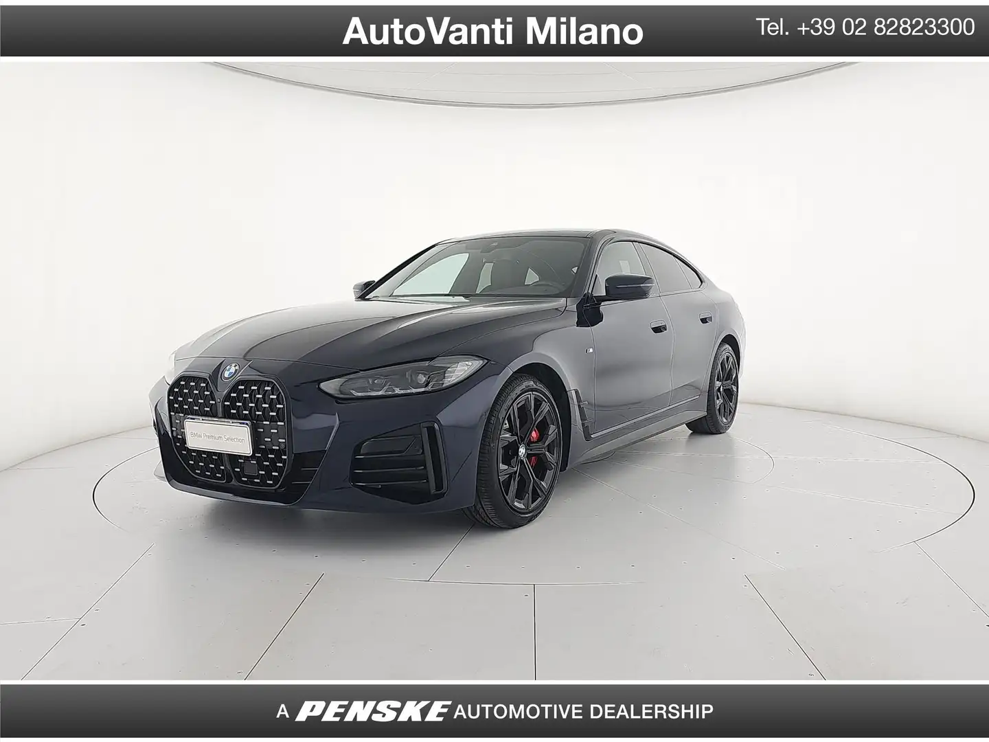 BMW 420 420d 48V MSport Bleu - 1