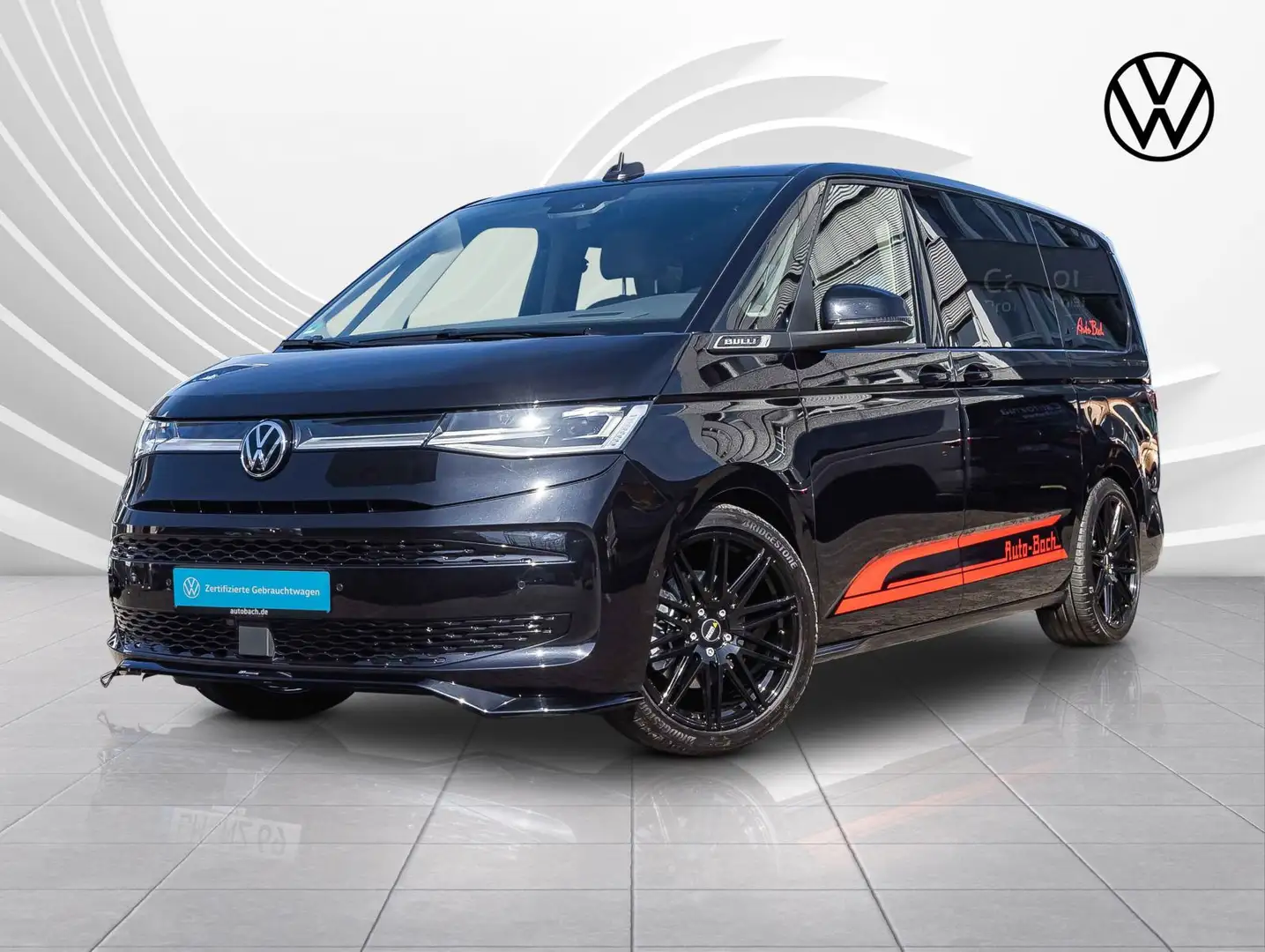 Volkswagen T7 Multivan T7 Multivan "GOAL" lang | Navi | AHK | IQ.Light Negro - 2