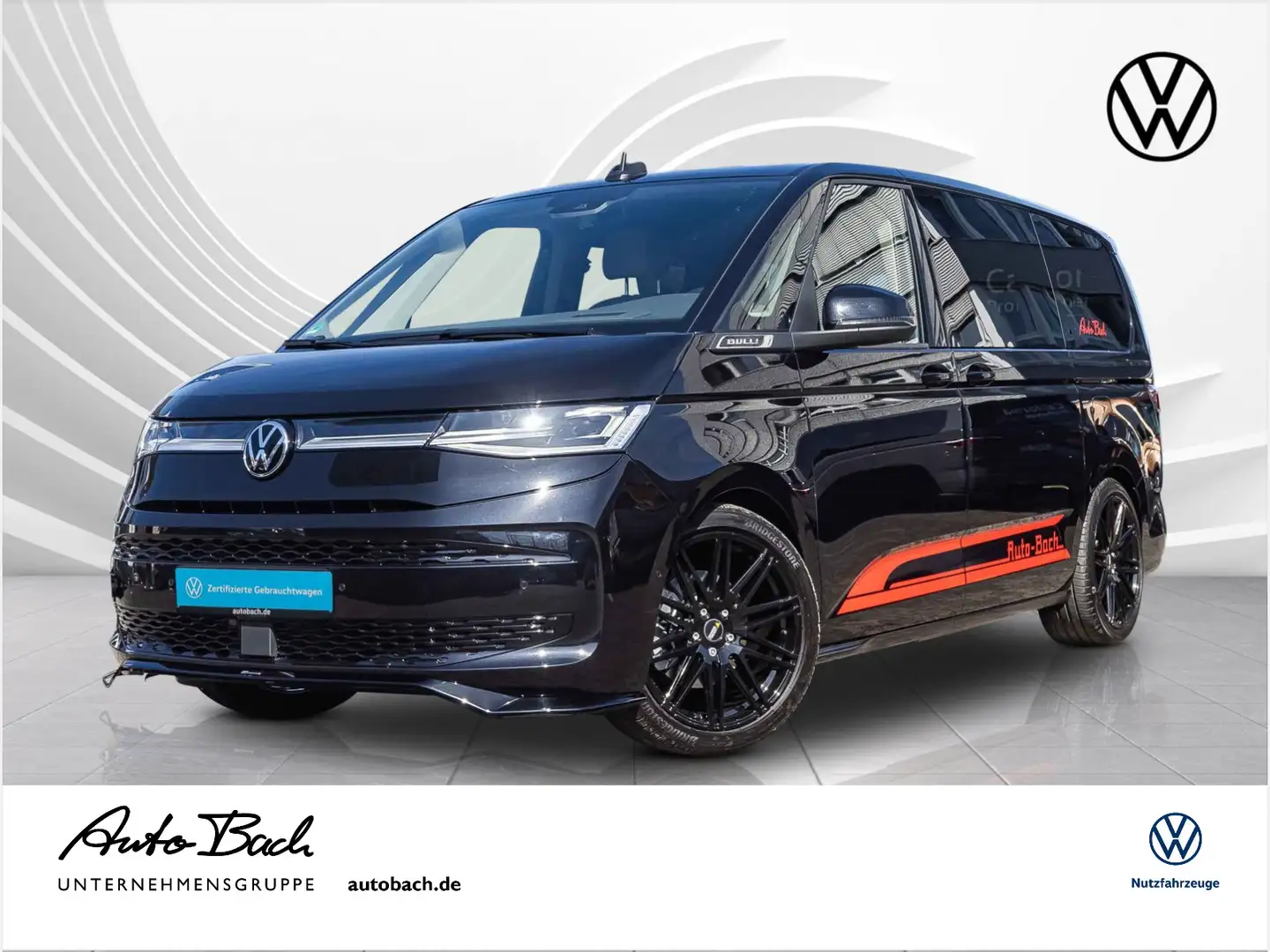 Volkswagen T7 Multivan T7 Multivan "GOAL" lang | Navi | AHK | IQ.Light Negro - 1