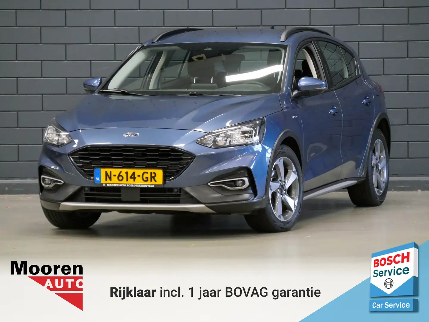 Ford Focus 1.0 EcoBoost Hybrid Active Business | WINTERPACK | Blauw - 1
