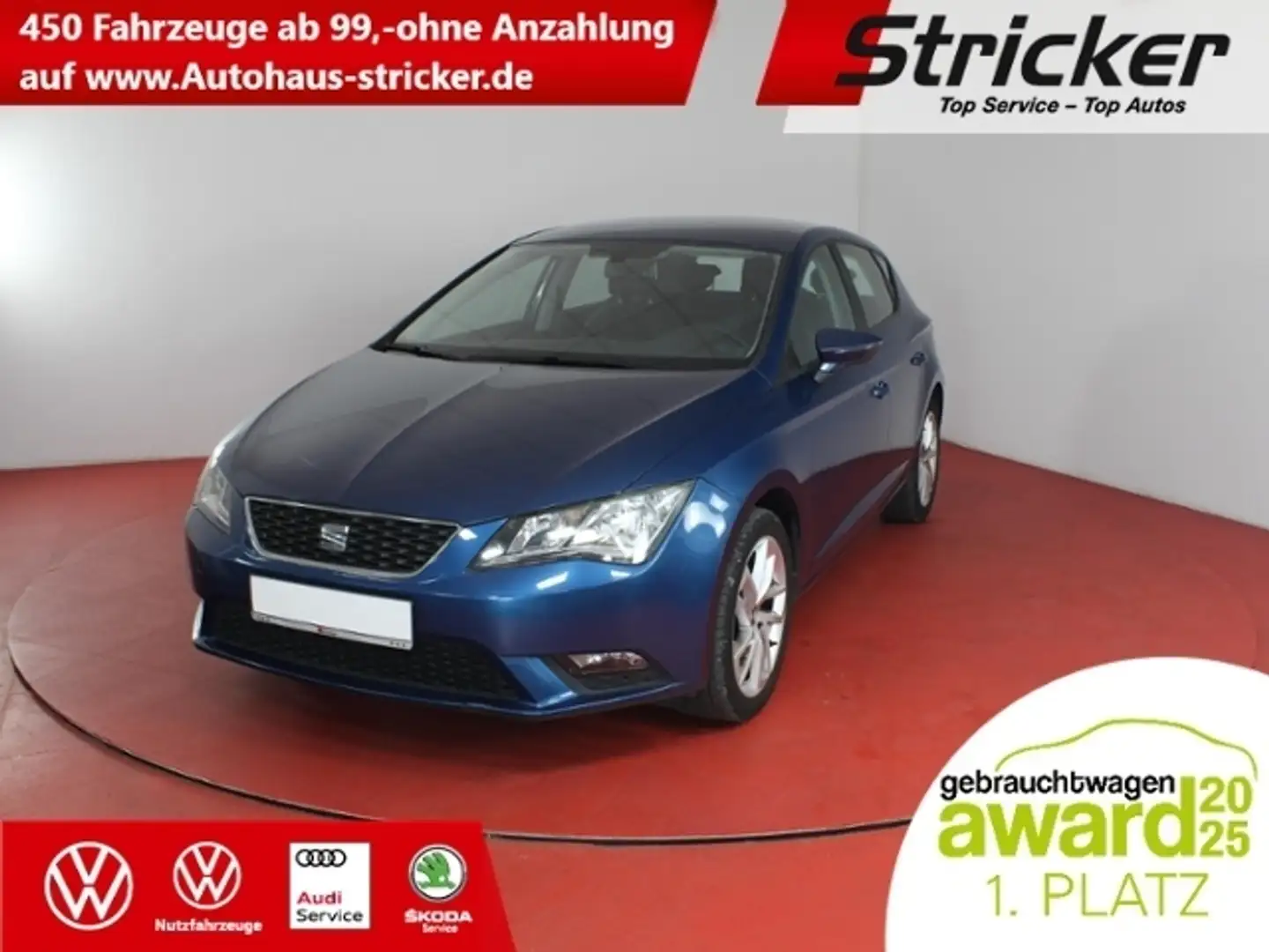 SEAT Leon Style 1.2TSI TÜV bis 04.2027 Bluetooth Blau - 1