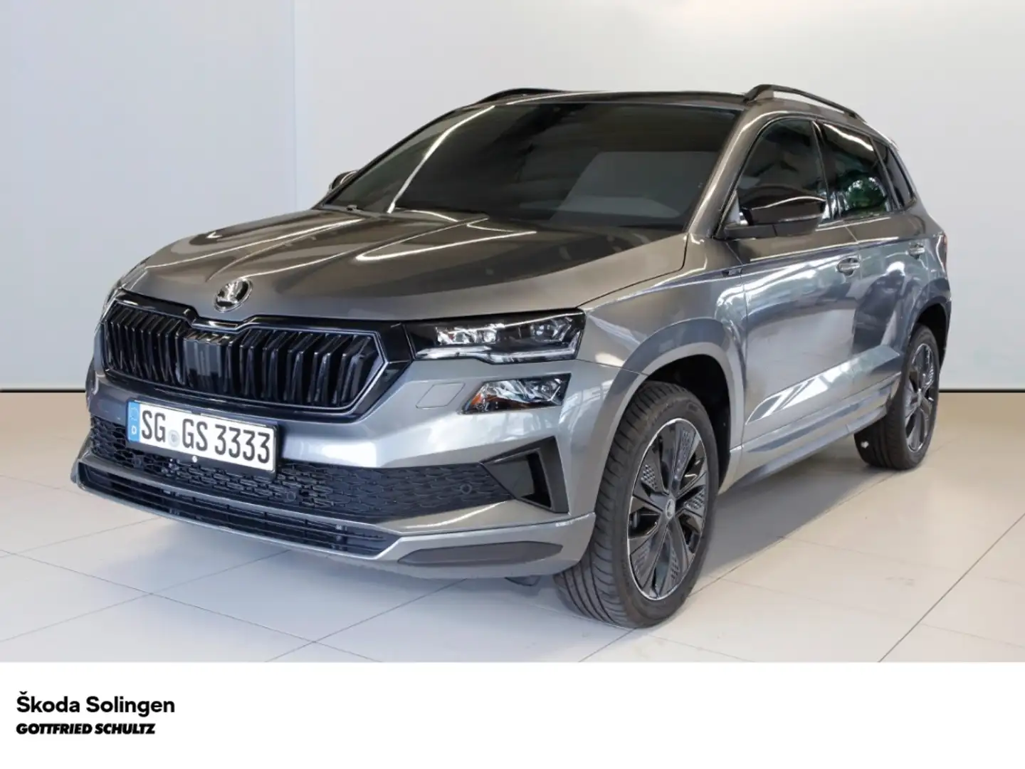 Skoda Karoq 1 5 TSI 110 kW 7-Gang-DSG Sportline   DSG   NAVI Grau - 1