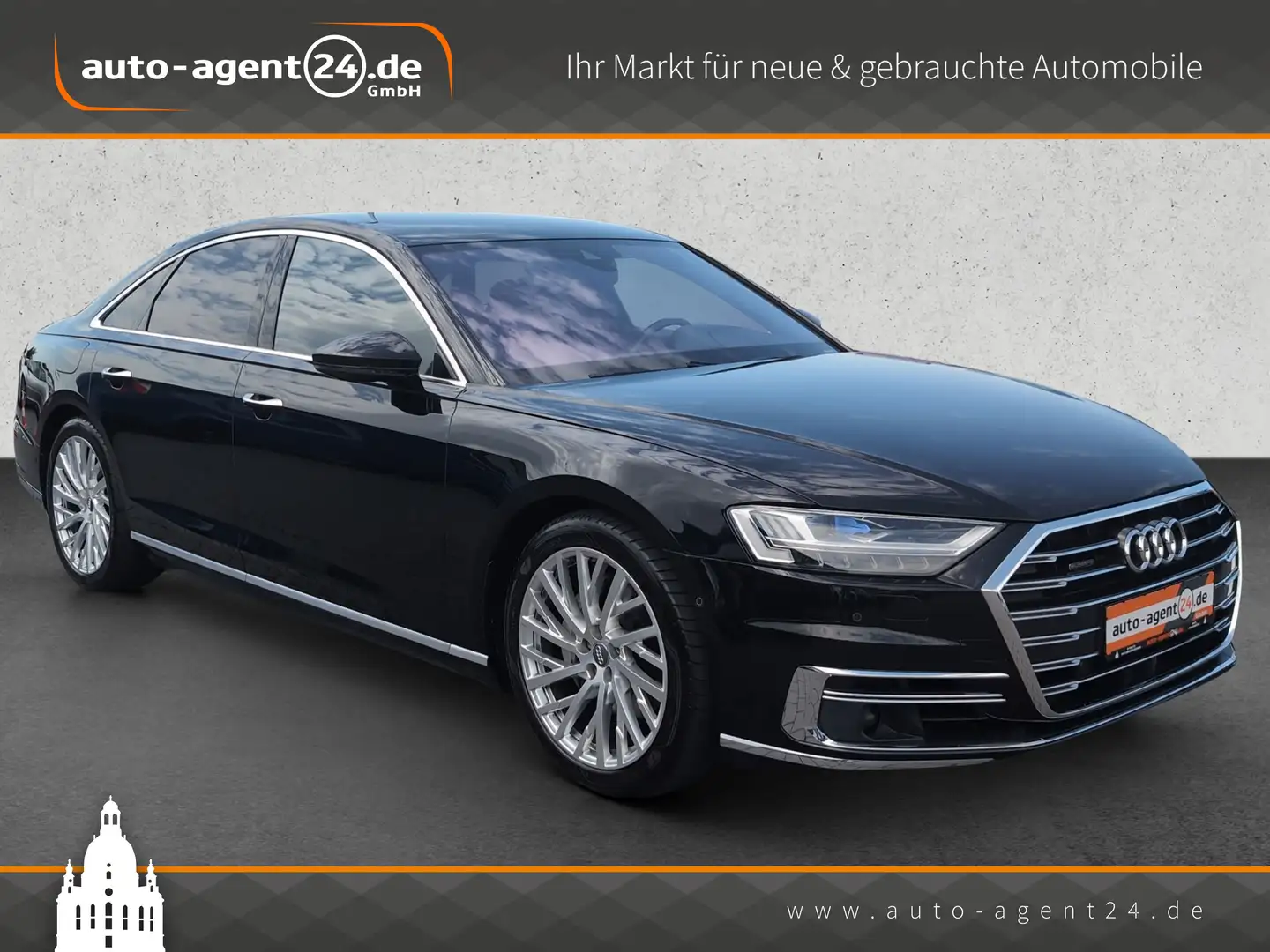 Audi A8 50 TDI quat./Laser/ACC/Soft/Allradlenk./B&O Schwarz - 1