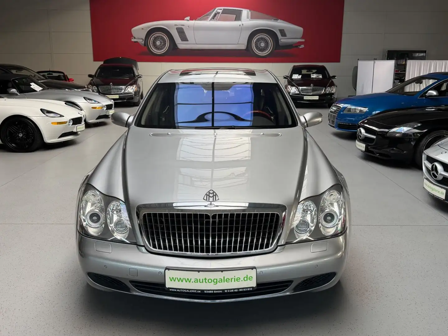 Maybach 57 V12 Sammlerfahrzeug Distronic Service MwSt Silber - 2