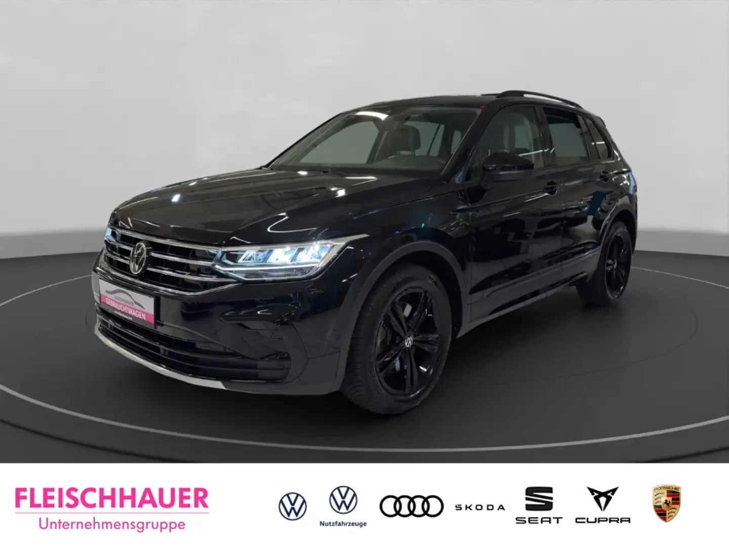 Volkswagen Tiguan Life 2.0 TSI 4M Navi+LED+Pano+Kamera+App-connect Schwarz - 1