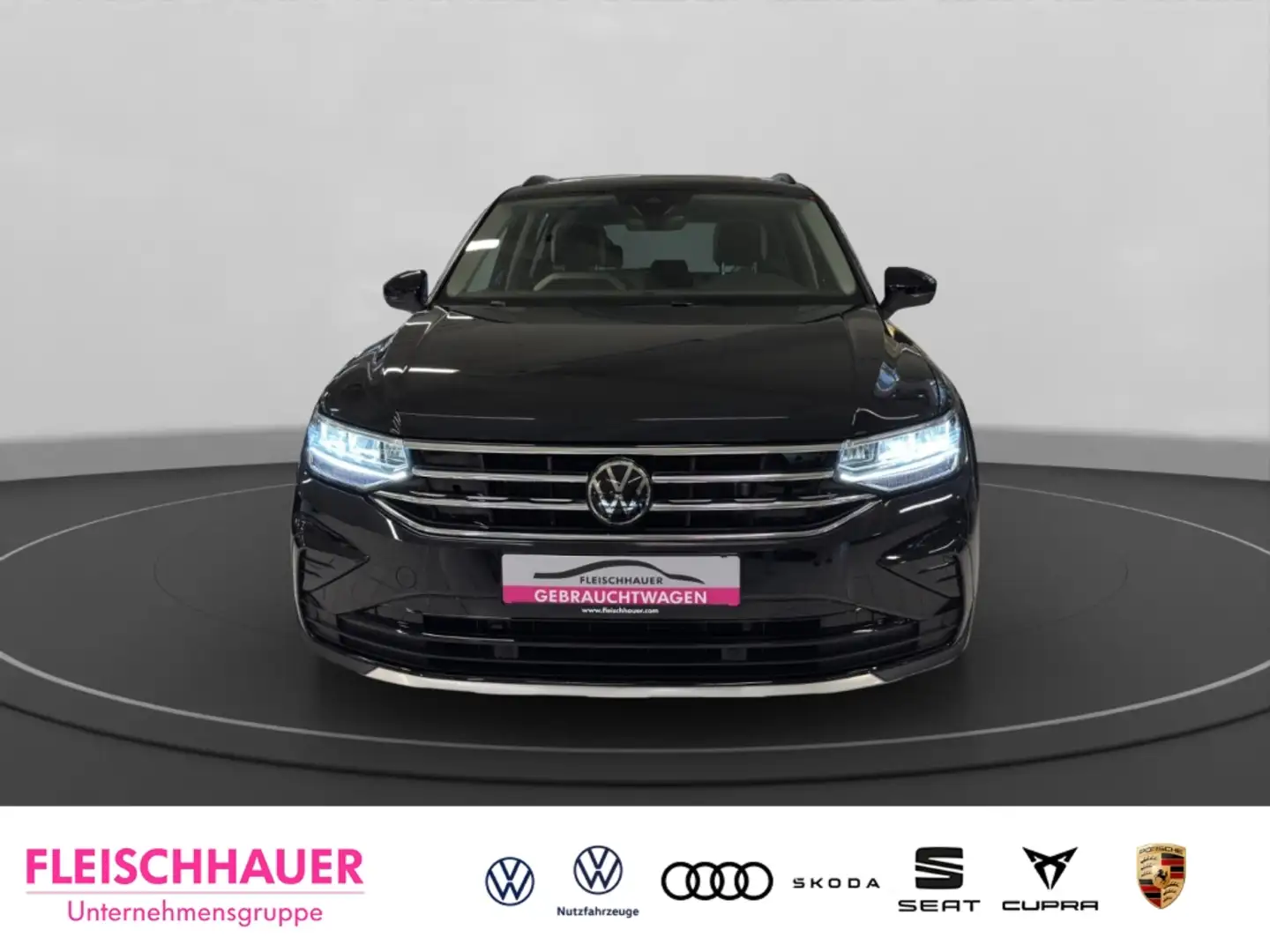 Volkswagen Tiguan Life 2.0 TSI 4M Navi+LED+Pano+Kamera+App-connect Schwarz - 2