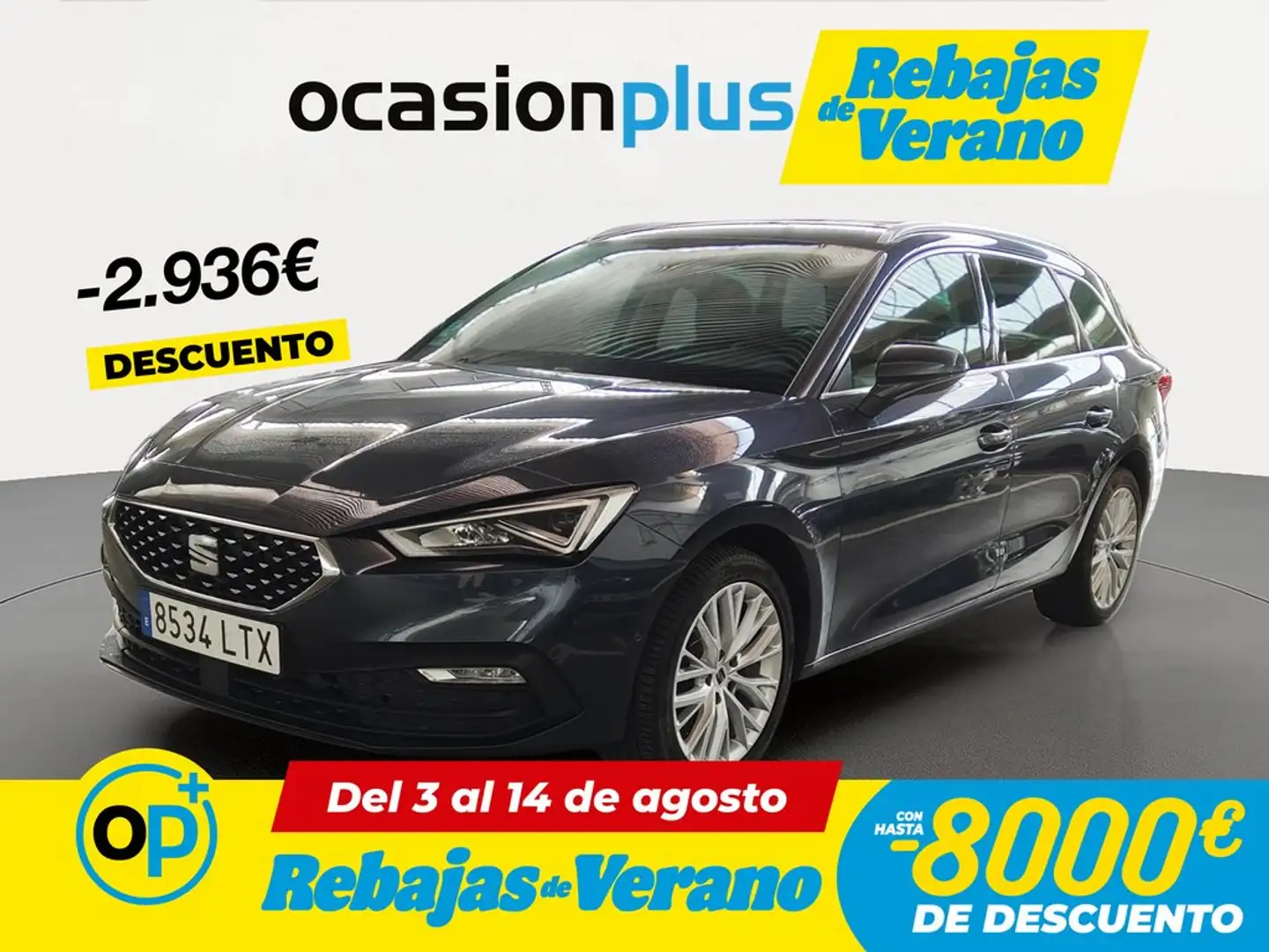 SEAT Leon ST 1.5 TGI S&S Xcellence DSG-7 130 Gris - 1