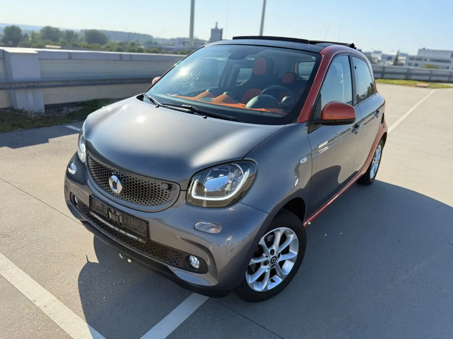 smart forFour SMART FORFOUR 1.0*FALTDACH*AUTO*NAVI*LED*CAM* Gris - 2