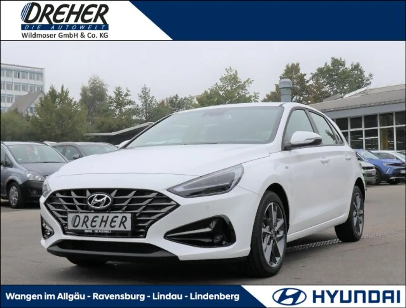 Hyundai i30 Trend +48V/Navi-P./Komfortpaket/LM/LED-P. Autom. Weiß - 2