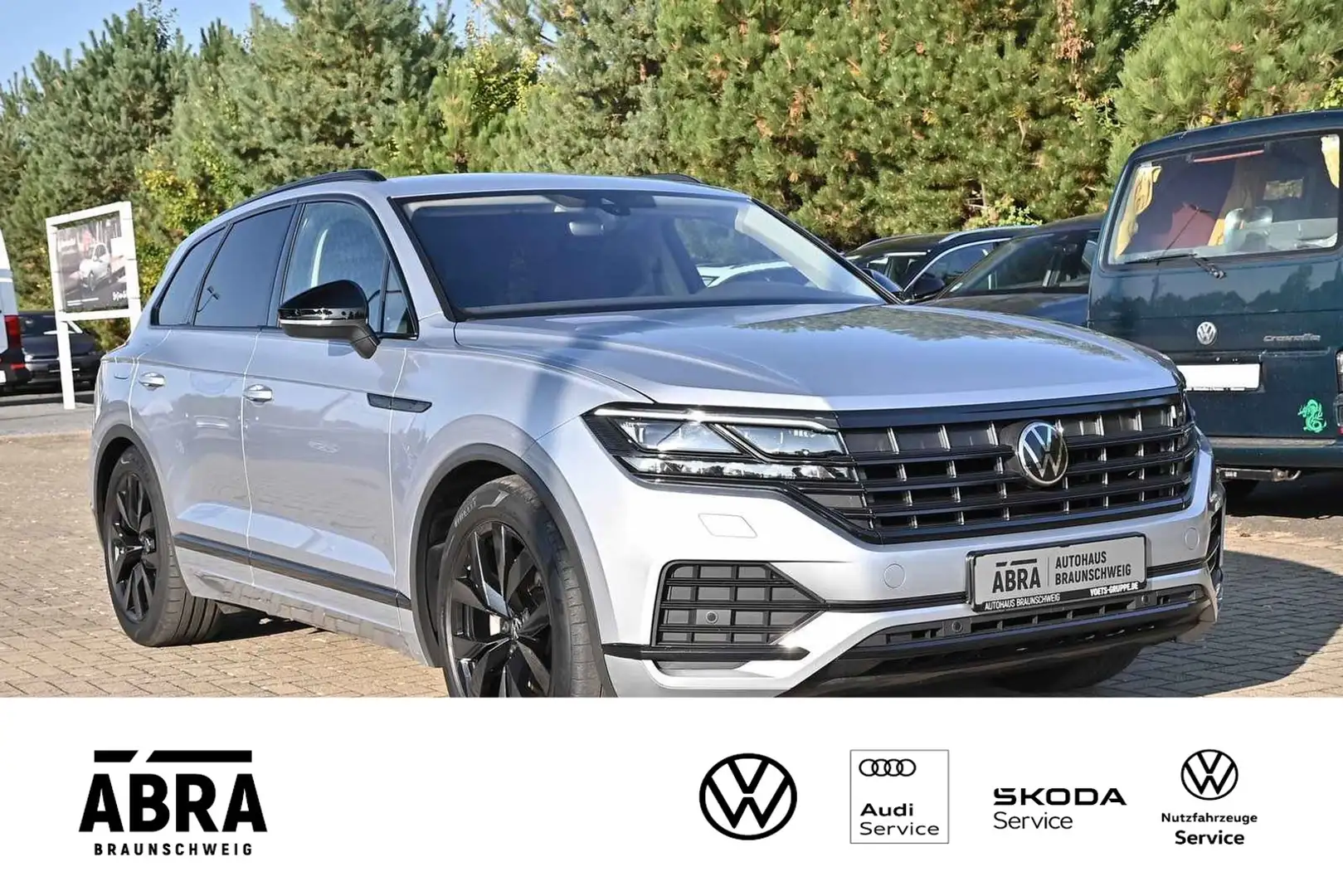Volkswagen Touareg 3.0 TDI Atmosphere IQ.LIGHT+HuD+STHZG+CAM Silber - 2