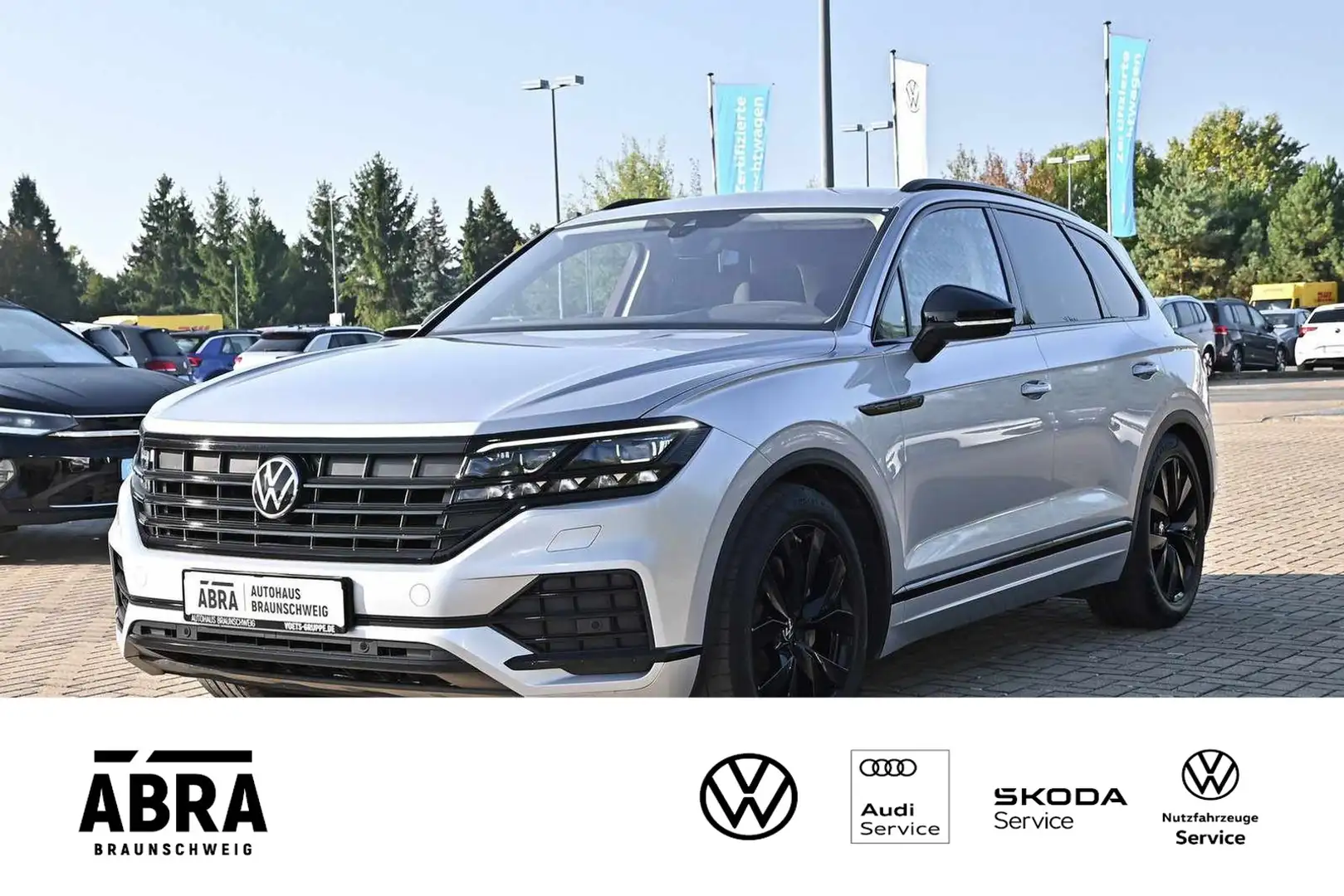 Volkswagen Touareg 3.0 TDI Atmosphere IQ.LIGHT+HuD+STHZG+CAM Silber - 1