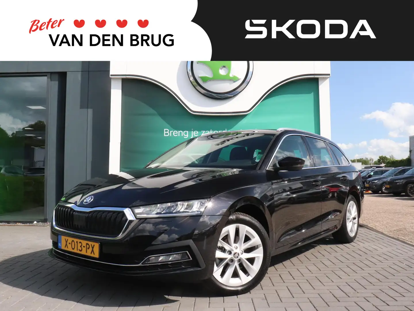 Skoda Octavia Combi 1.0 TSI 110pk Business Edition Plus | Trekha Zwart - 1