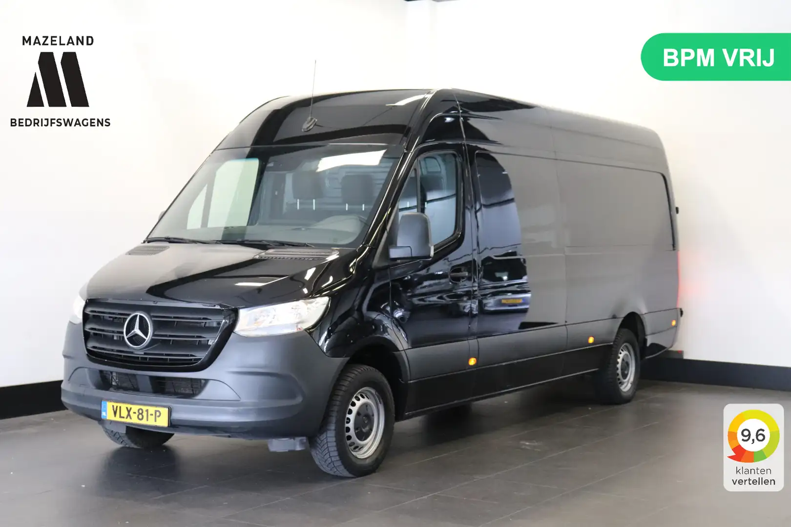 Mercedes-Benz Sprinter 315 1.9 CDI L3H2 Automaat - Airco - Navi - Cruise Zwart - 1
