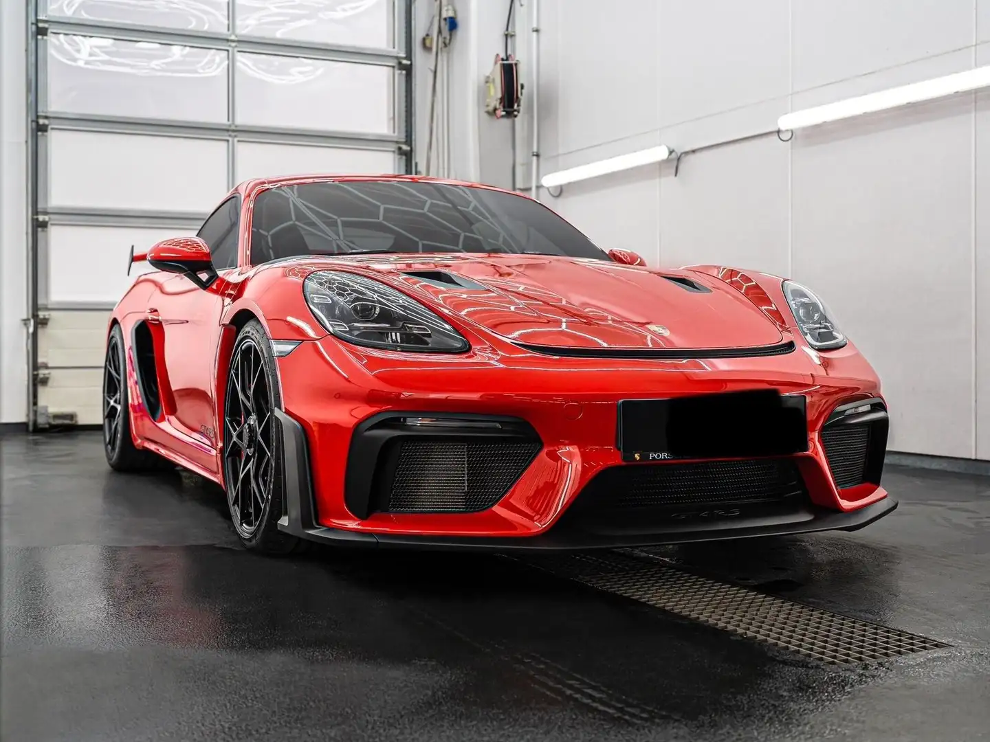 Porsche 718 GT4 RS, Approved, Mwst. ausw., foliert, wie neu Rot - 1