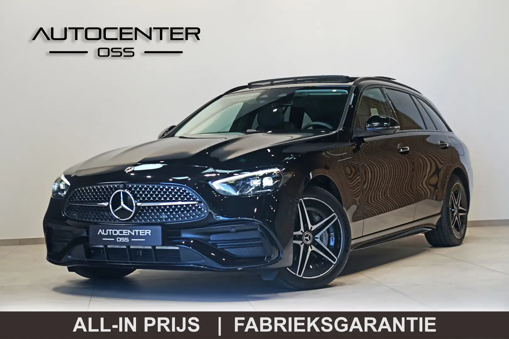 Mercedes-Benz C 300 Estate e AMG ✅ STOELKOELING ✅ PANO ✅ HEAD-UP ✅ 360 Noir - 1