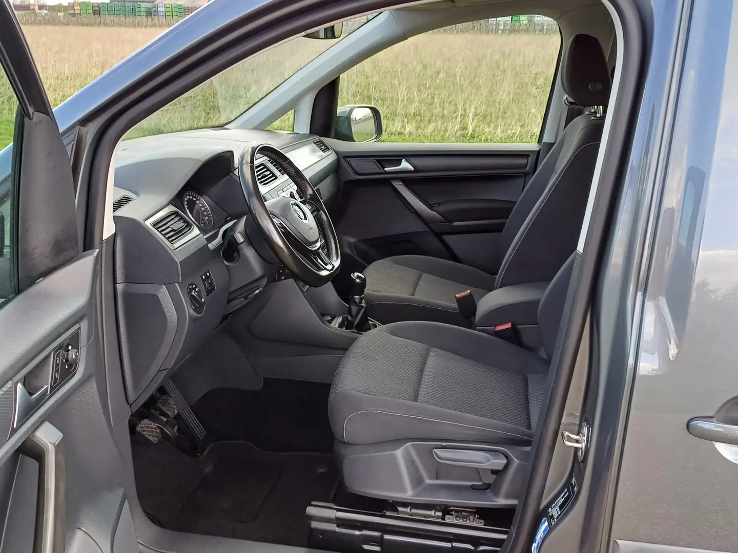 Volkswagen Caddy 2.0 TDI Comfortline Navi | Cruise | Schuifdeur L + Grau - 2