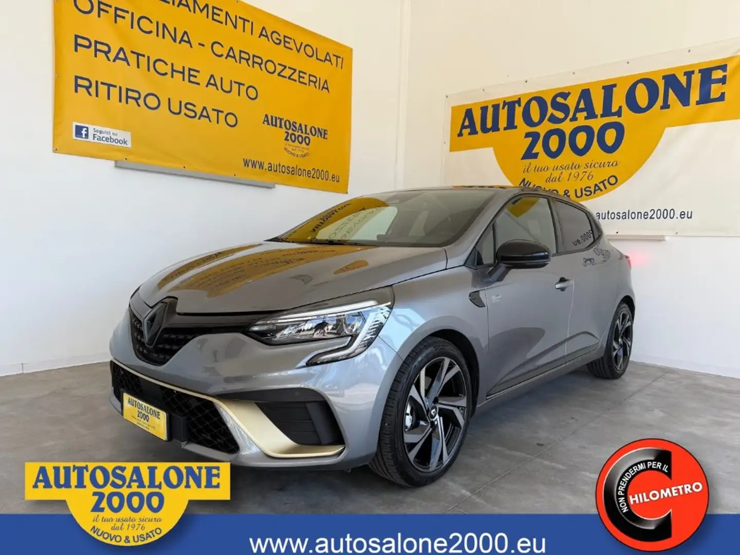Renault Clio Full Hybrid E-Tech 145 CV Engineered PREZZO REALE Grijs - 1